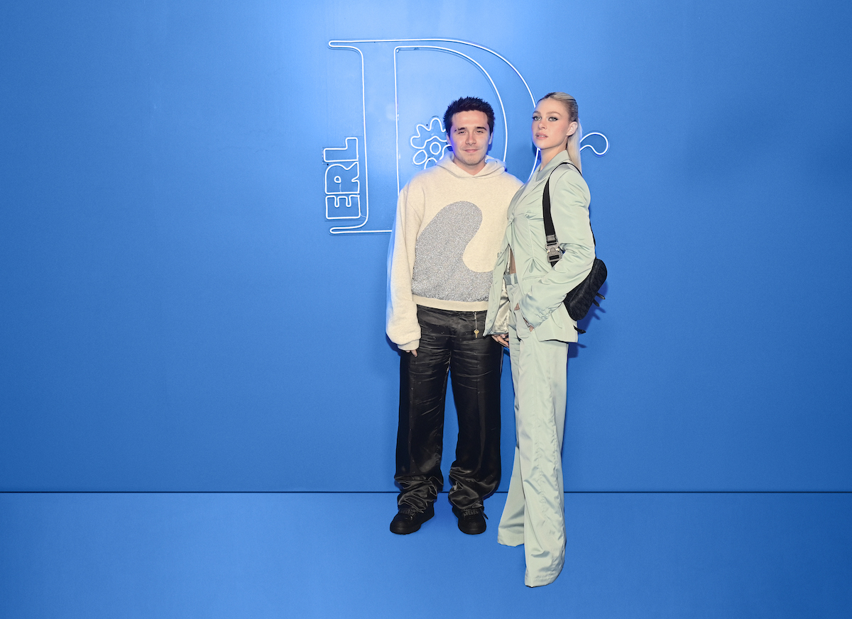 BROOKLYN BECKHAM AND NICOLA Dior men's spring 2023