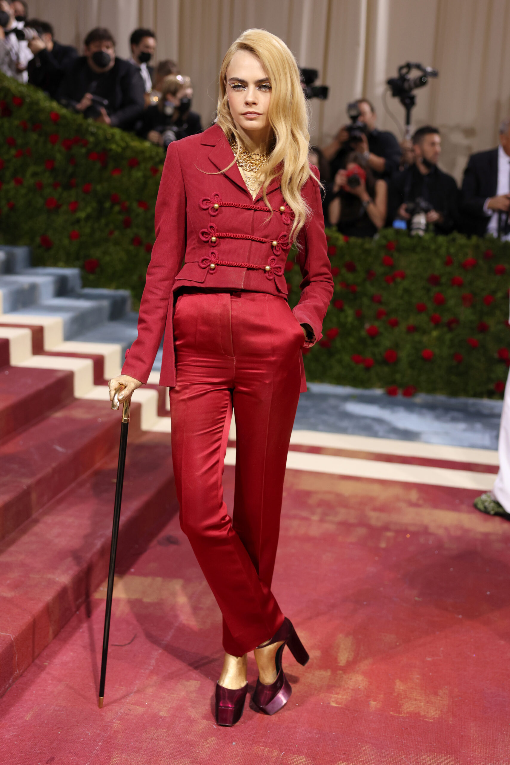 Cara Delevingne wears DIOR to The 2022 Met Gala Celebrating &quot;In America: An Anthology of Fashion&quot; 