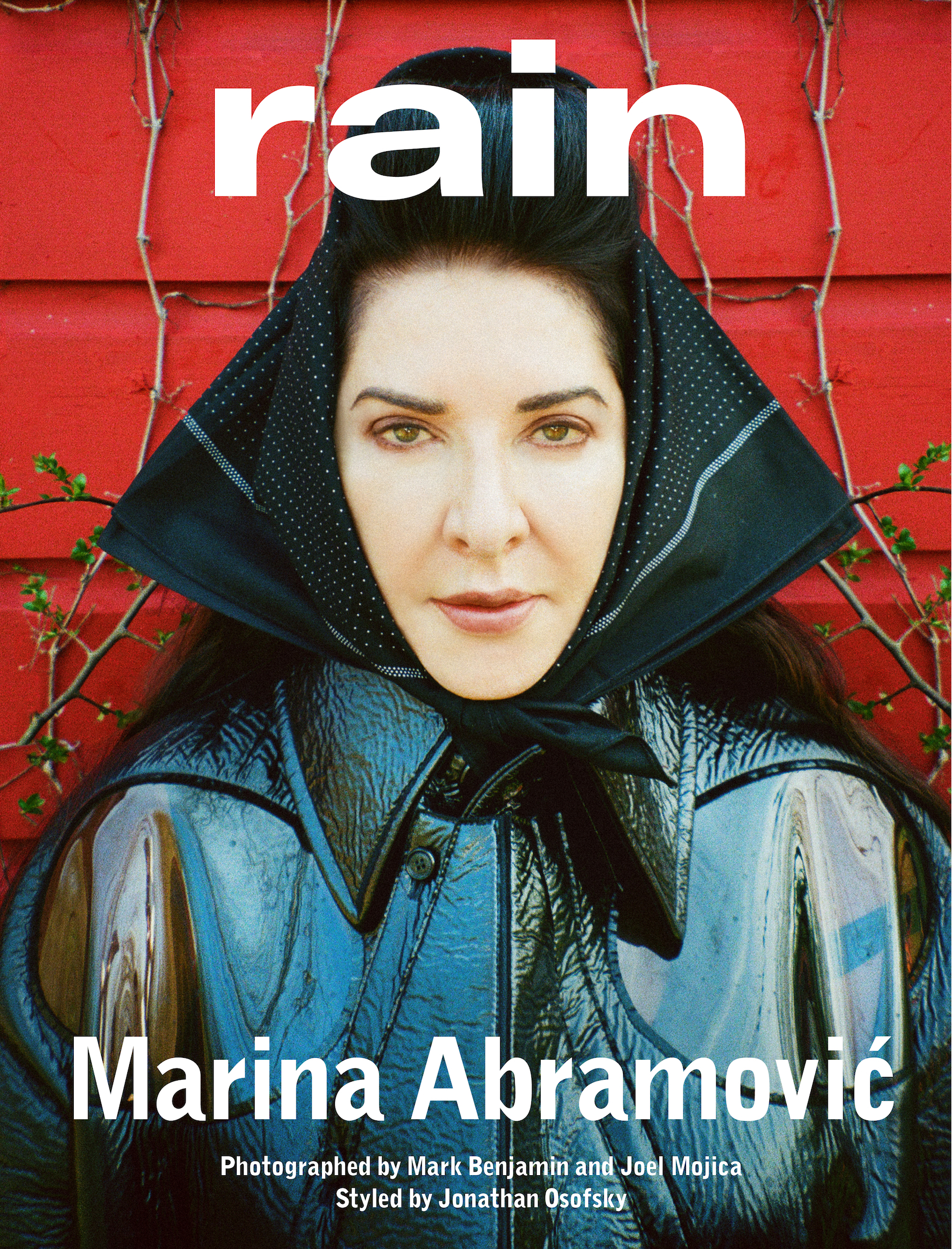 marina abramovic rain magazine cover