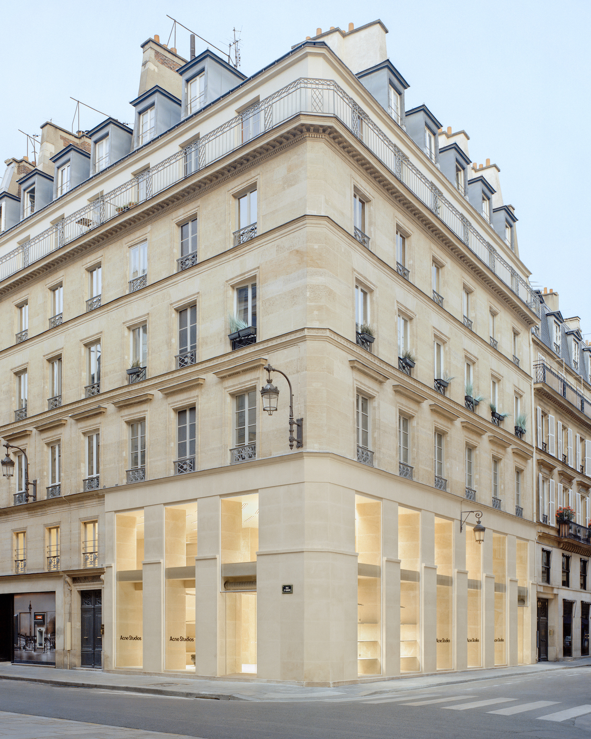 Acne Studios a stunning new store in the heart of Paris