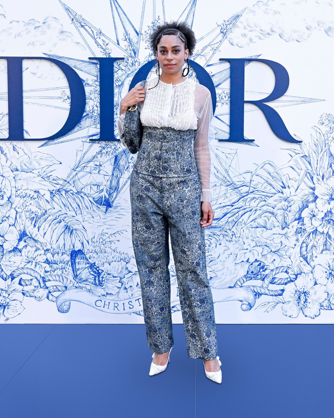 SEVILLE, SPAIN - JUNE 16: Celeste attends &quot;Crucero Collection&quot; fashion show presentation by Dior at Plaza de España on June 16, 2022 in Seville, Spain. (Photo by Carlos Alvarez/Getty Images for Dior)