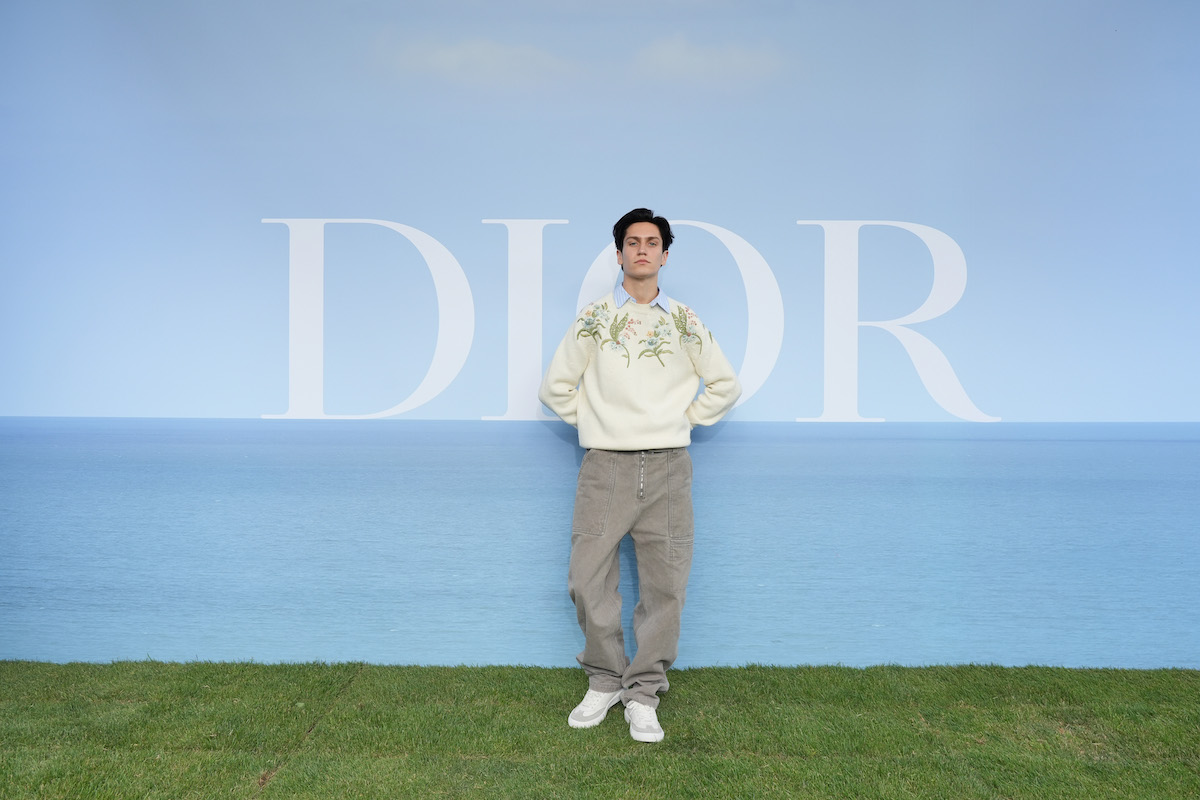 Chase Hudson attends the Dior Homme