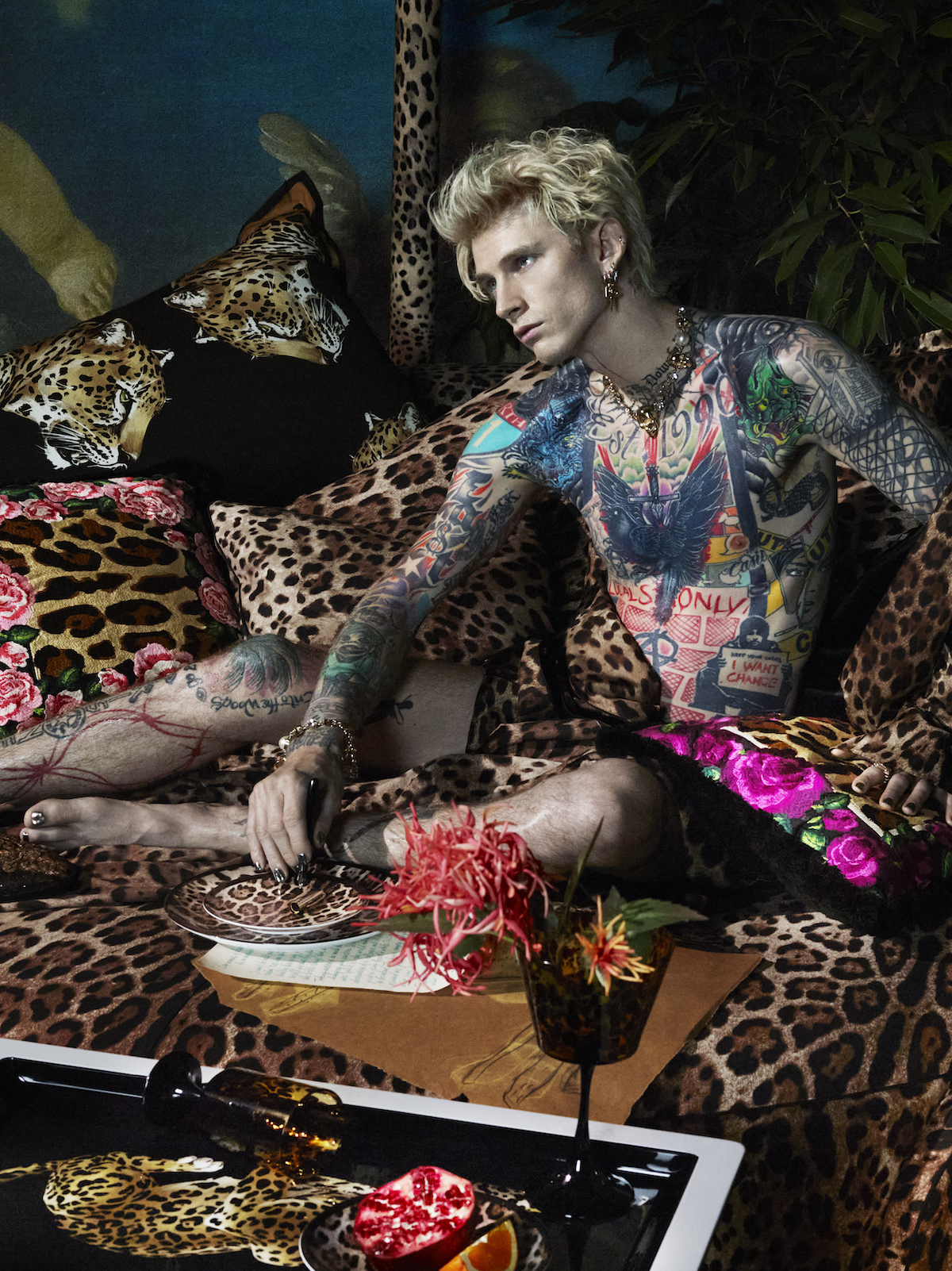 Machine Gun Kelly Dolce&amp;Gabbana Casa campaign