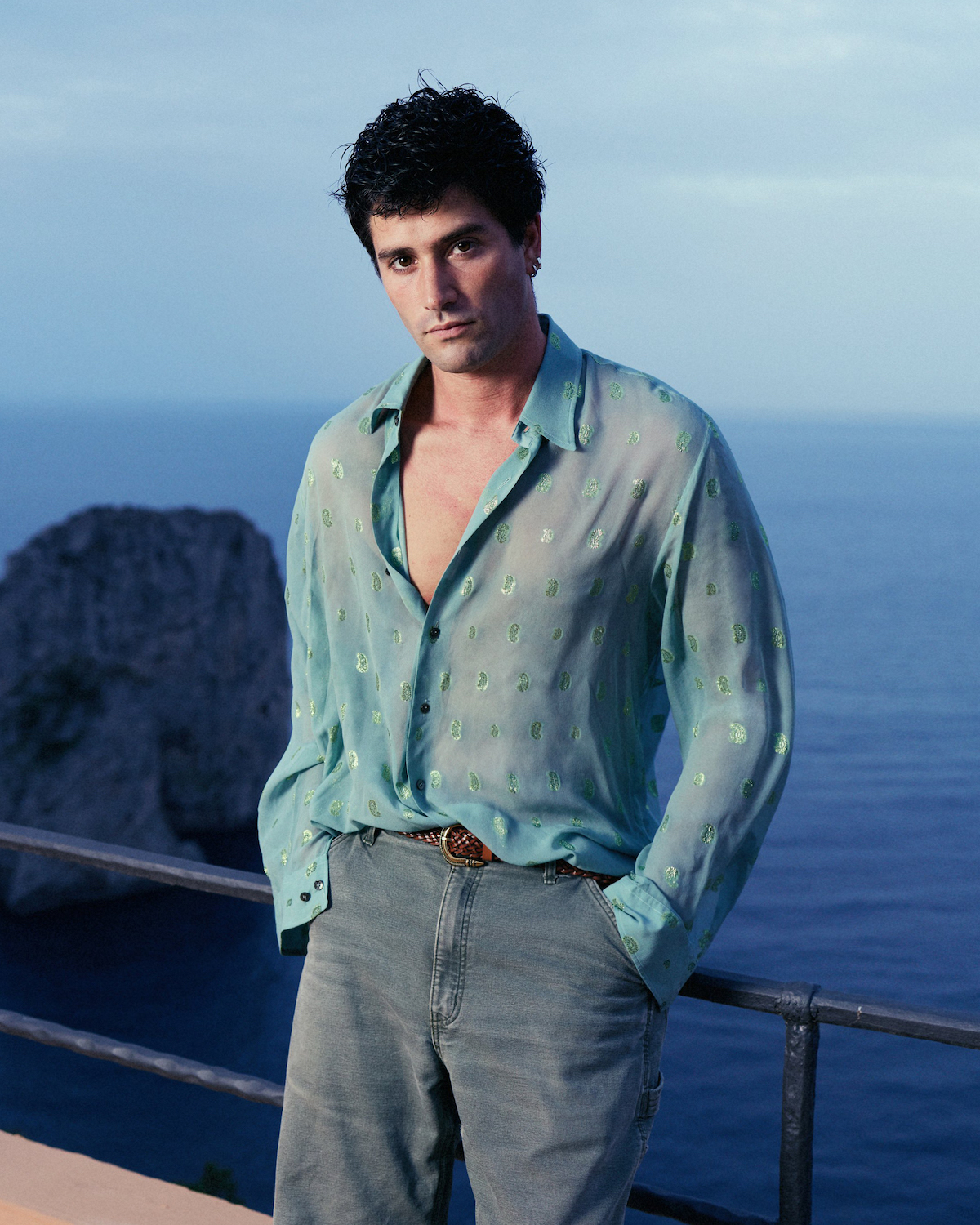 MARC FORNE IN ETRO LIQUID PAISLEY BEACH COLLECTION