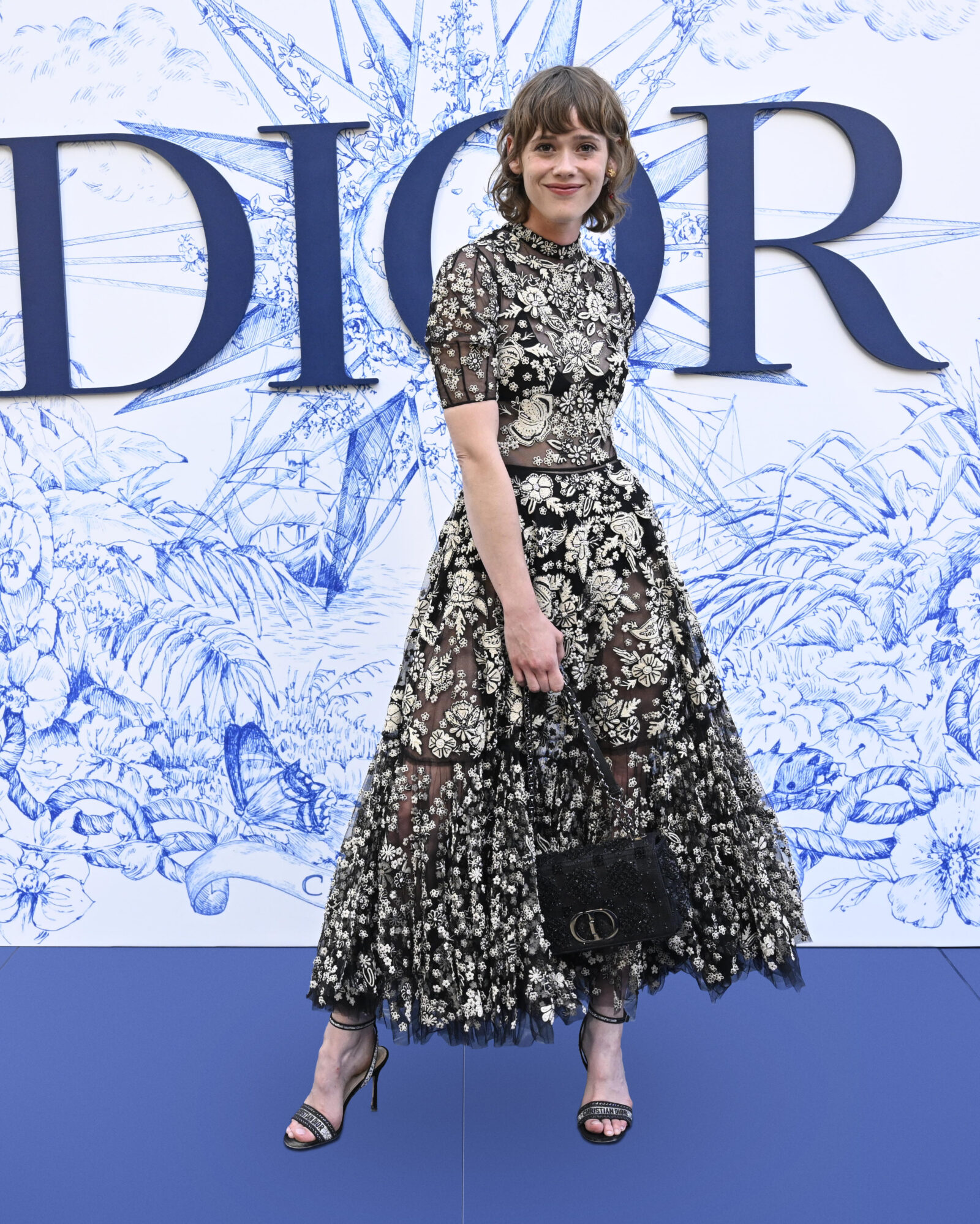 SEVILLE, SPAIN - JUNE 16: Matilde Warnier attends &quot;Crucero Collection&quot; fashion show presentation by Dior at Plaza de España on June 16, 2022 in Seville, Spain. (Photo by Carlos Alvarez/Getty Images for Dior)