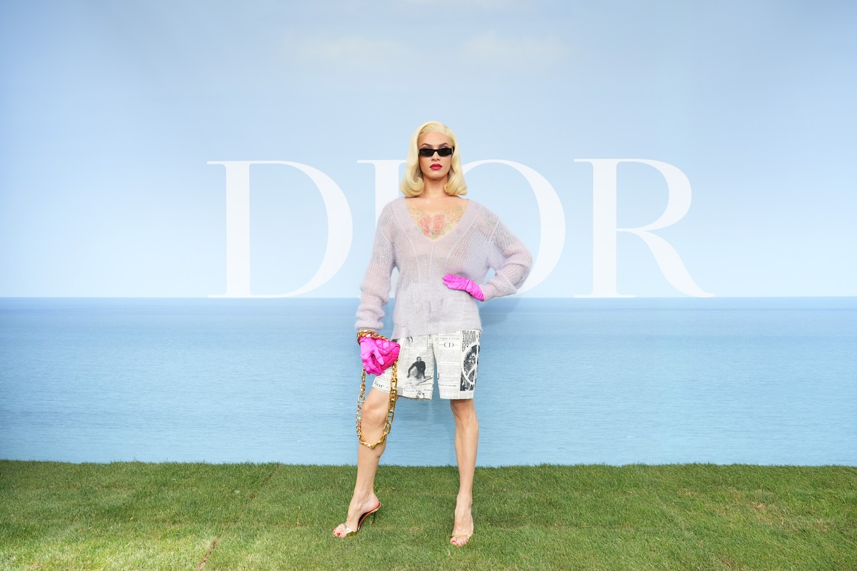 Miss Fame attends the Dior Homme 