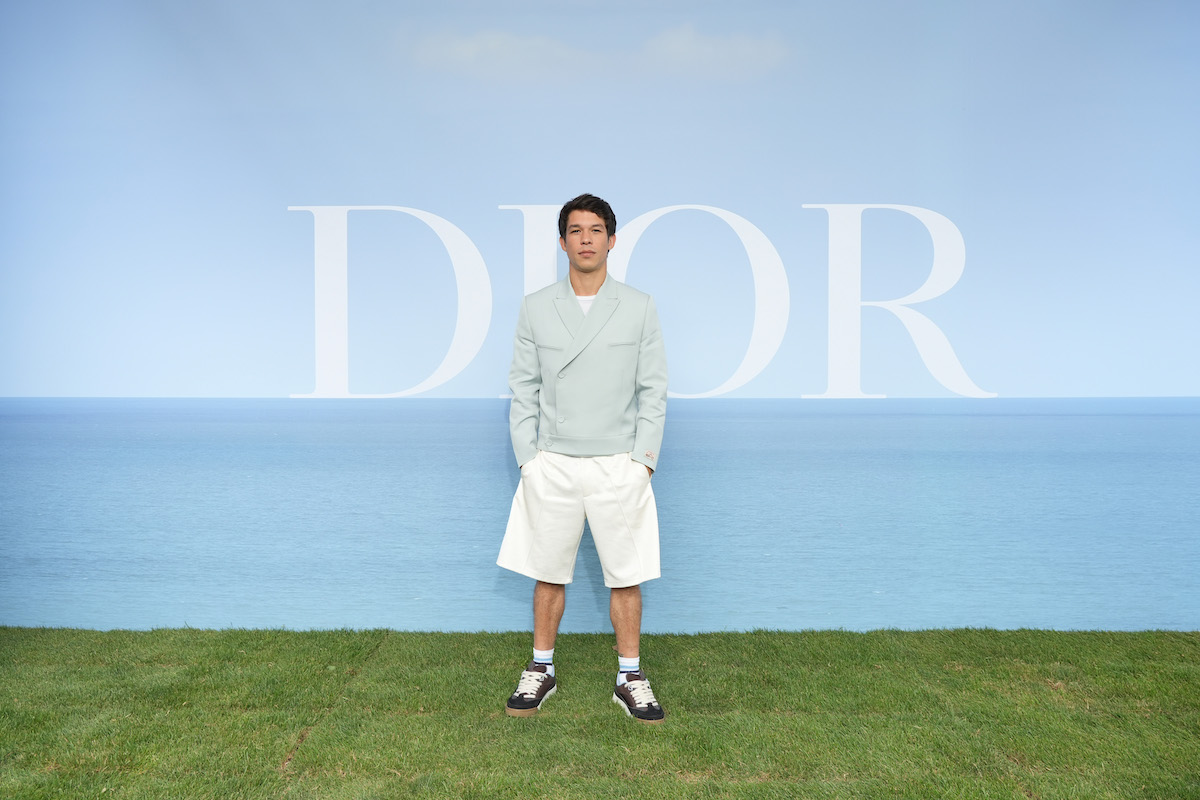 Sandor Funtek attends the Dior Homme
