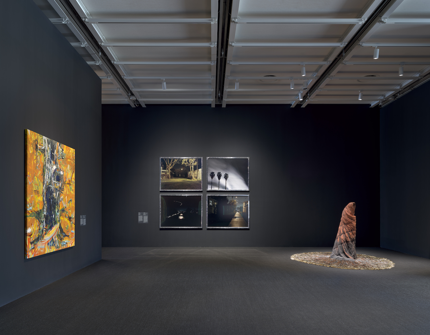 Installation view of Whitney Biennial 2022: Quiet as It's Kept (Whitney Museum of American Art, New York, April 6-September 5, 2022). Photograph by Ron Amstutz