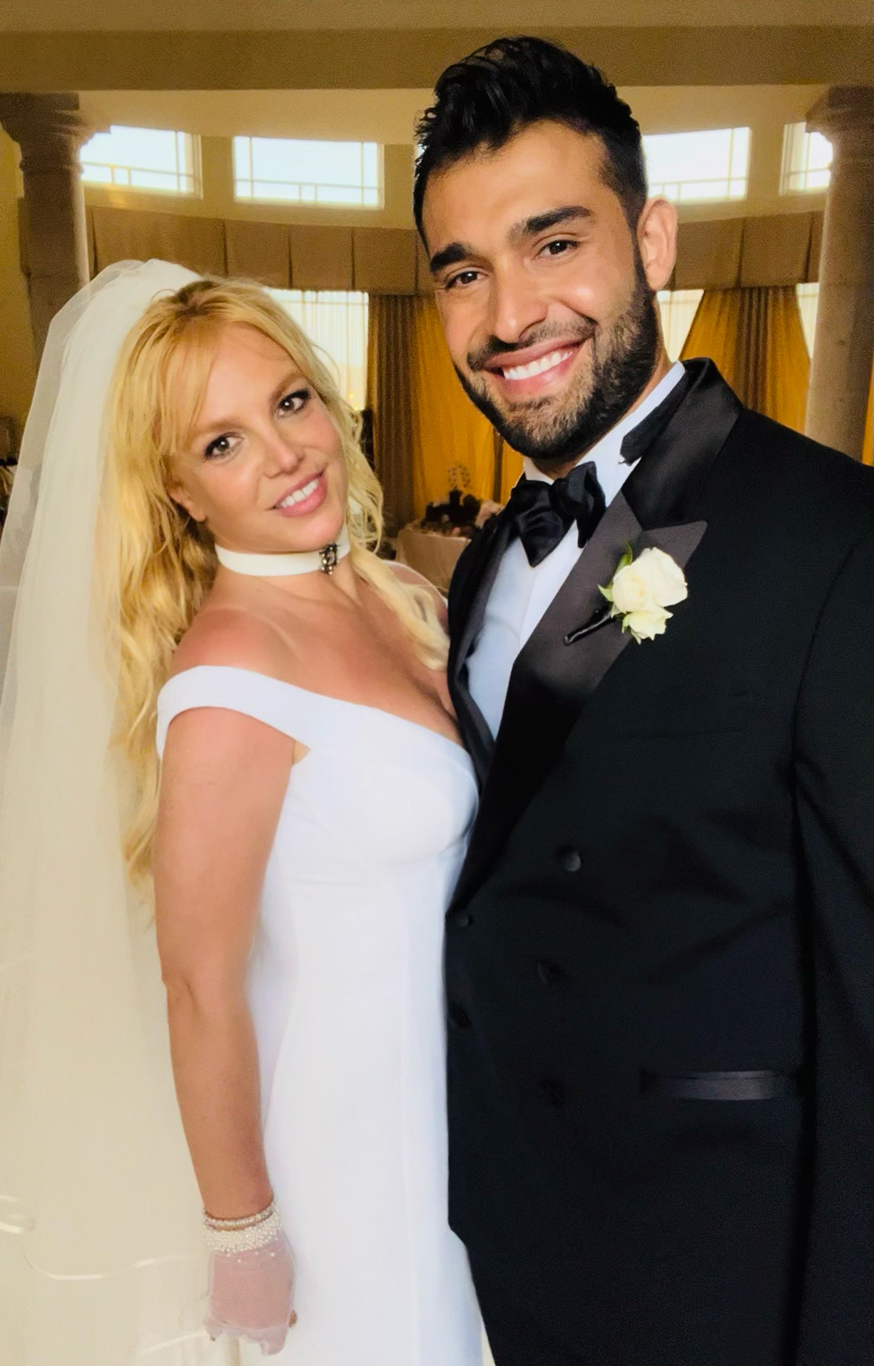 Britney Spears and Sam Asghari wed in California on June 9th