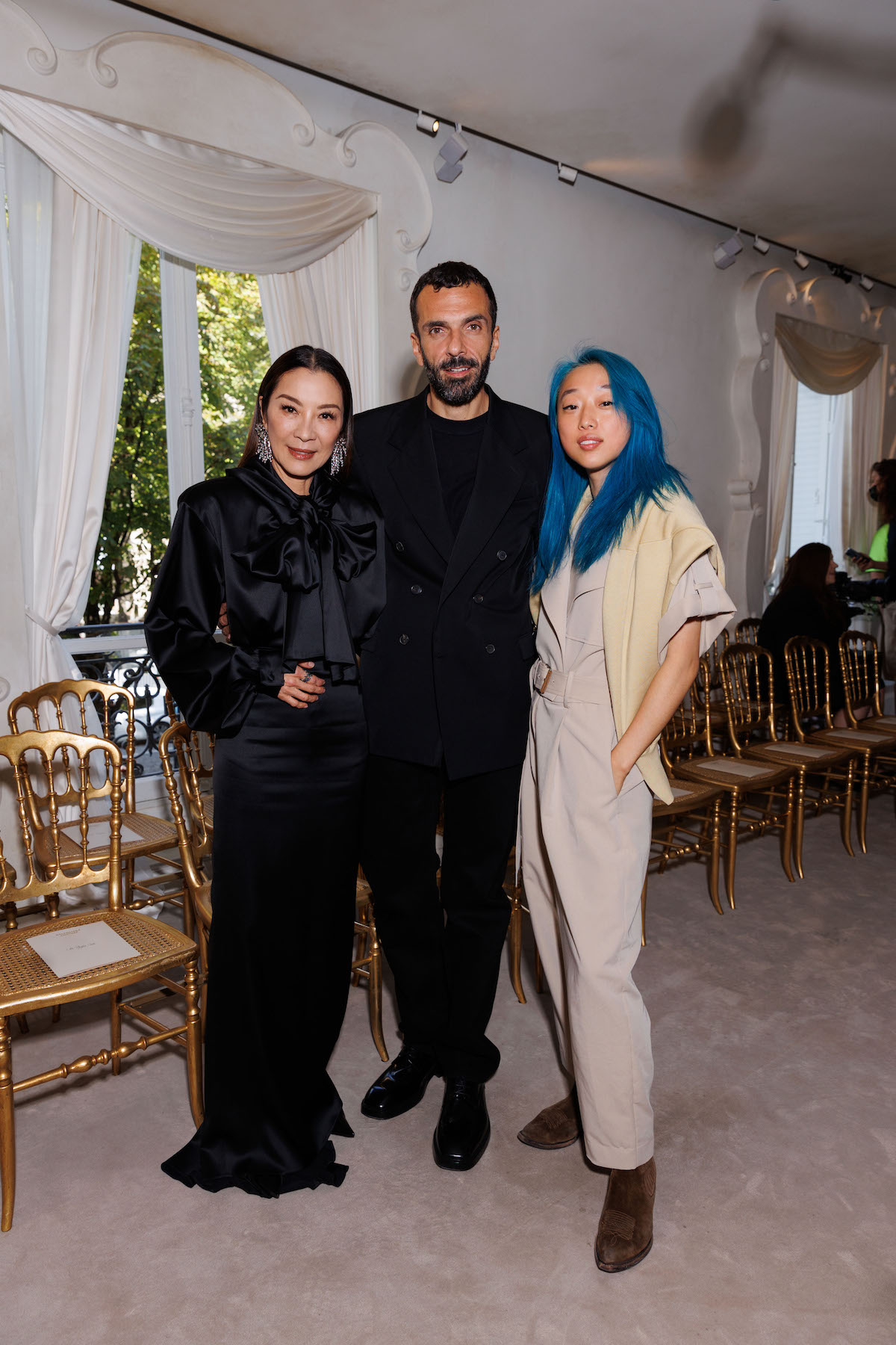 Michelle Yeo, Cédric Charbit and Margaret Zhang