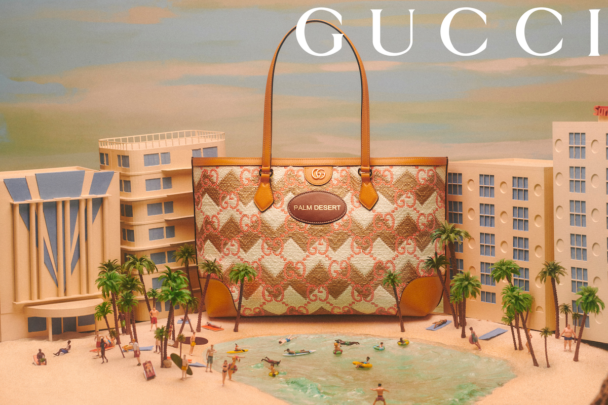 Gucci resort 2023 campaign palm desert