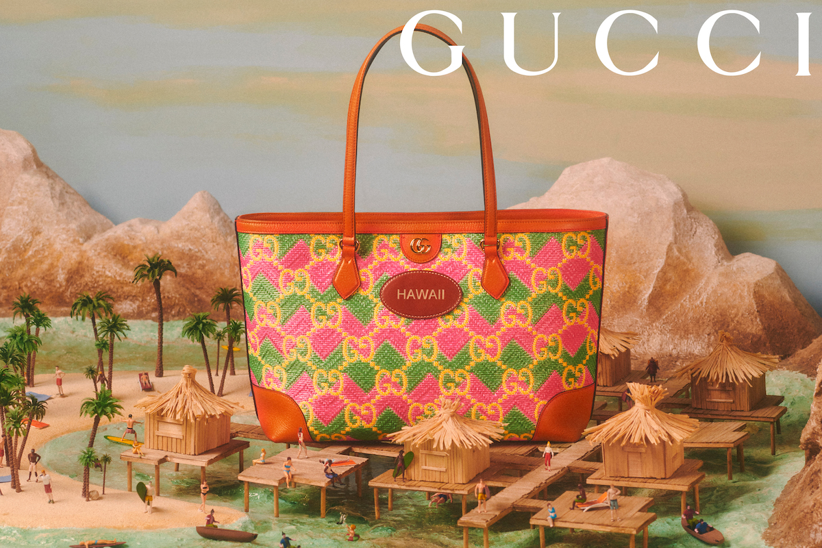 Gucci resort 2023 campaign hawaii