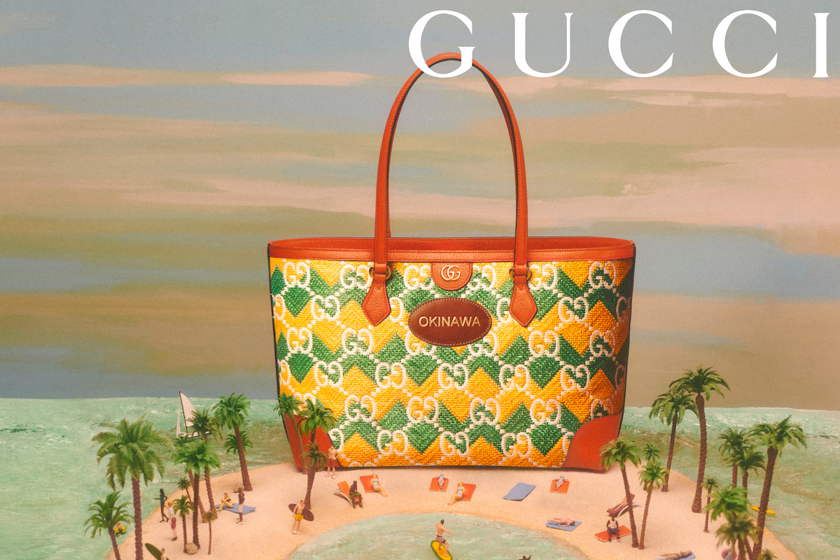 Gucci resort 2023 campaign okinawa