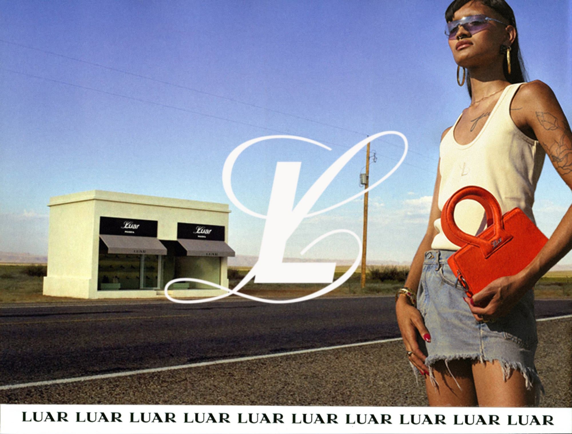 Luar returns with a new campaign and popup shop shot in Marfa