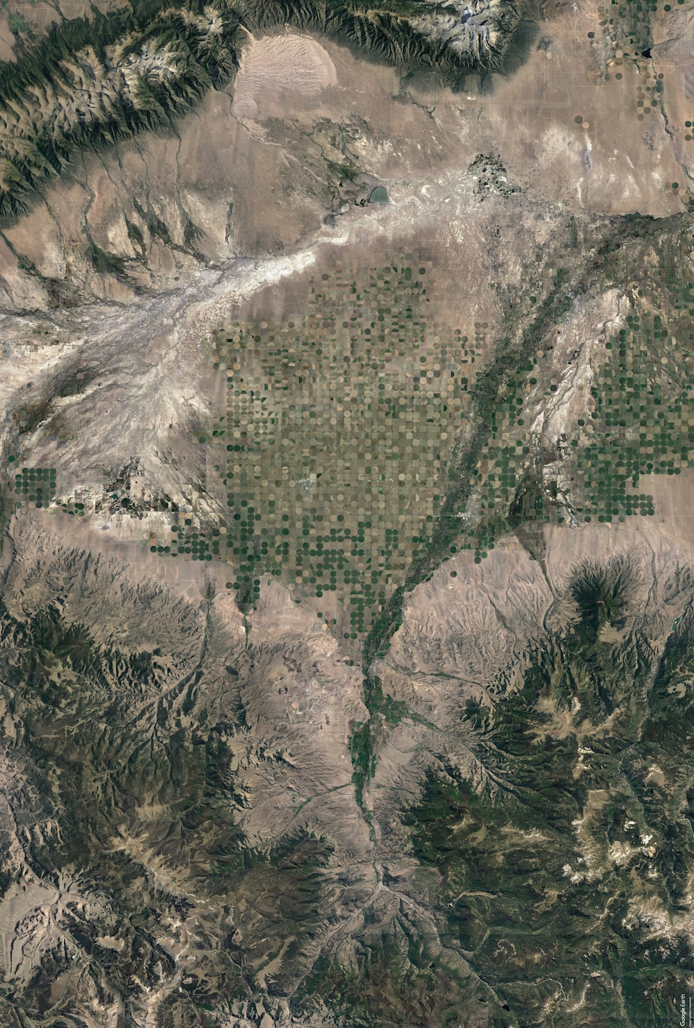 Satellite image of the San Luis Valley, Colorado, exported from Google Earth Pro
Year: 2022
Image Credit: Google Earth Pro?
Courtesy the artist