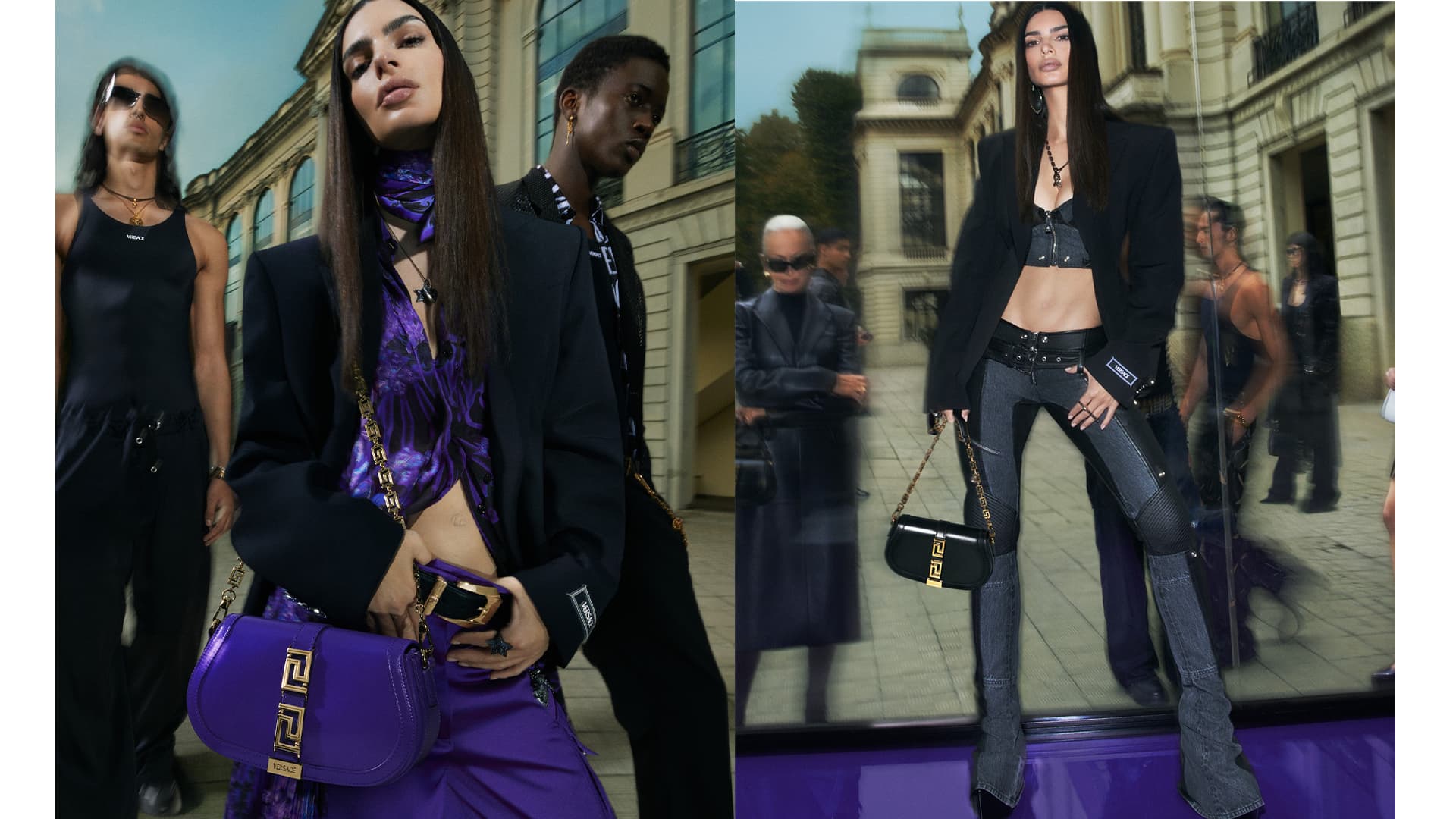 Emily Ratajkowski stars in new Versace spring summer 2023 campaign