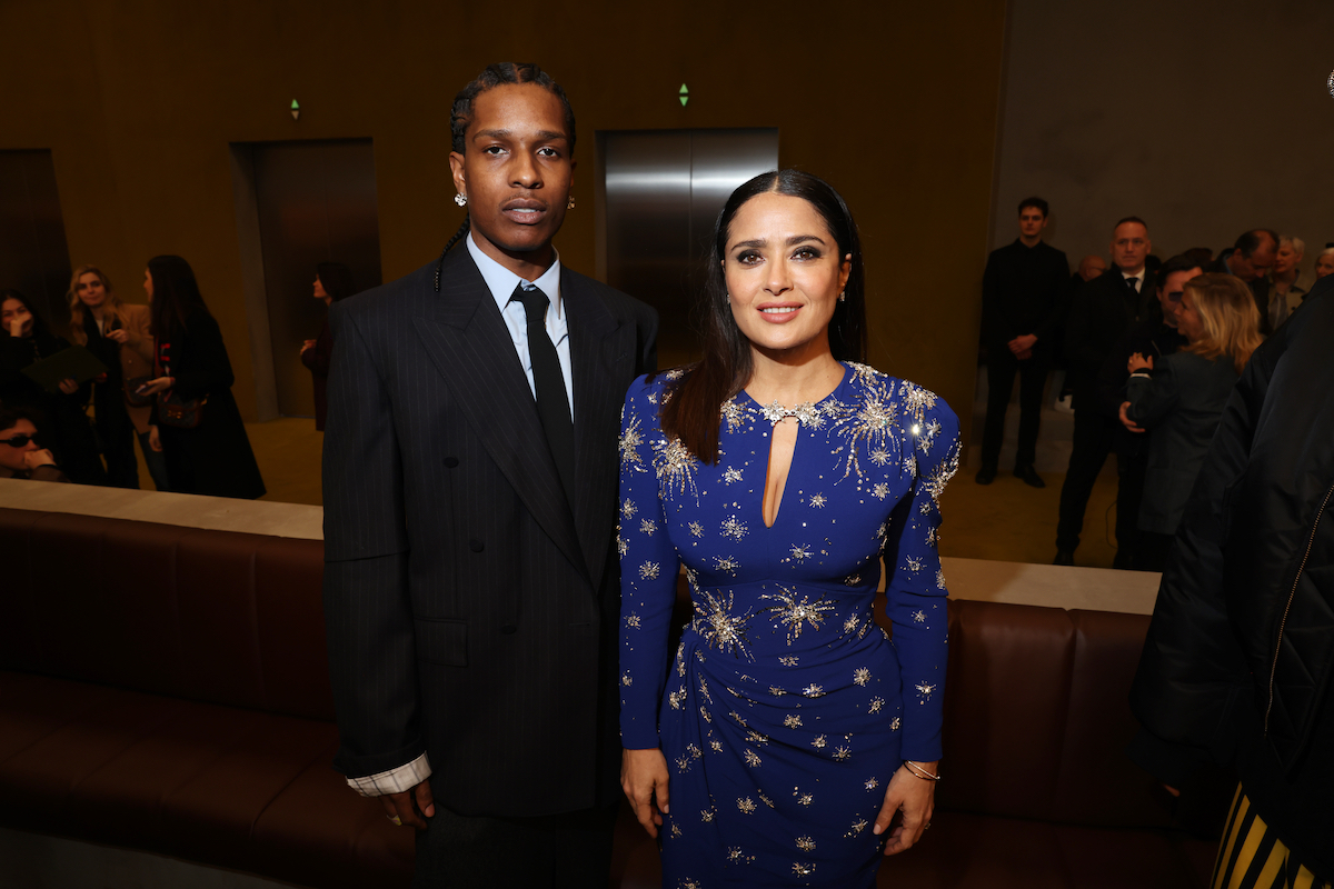 A$AP Rocky and Salma Hayek