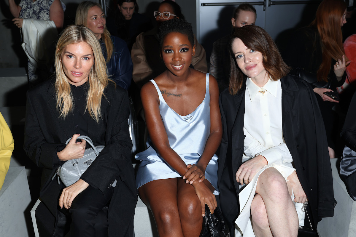 (L-R) Sienna Miller, Thuso Mbedu and Claire Foy 