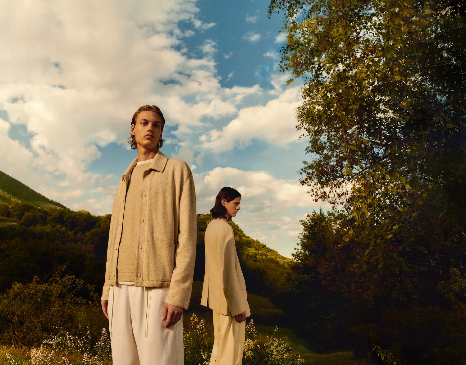 Zegna celebrates Oasi cashmere with the new spring 2023 campaign