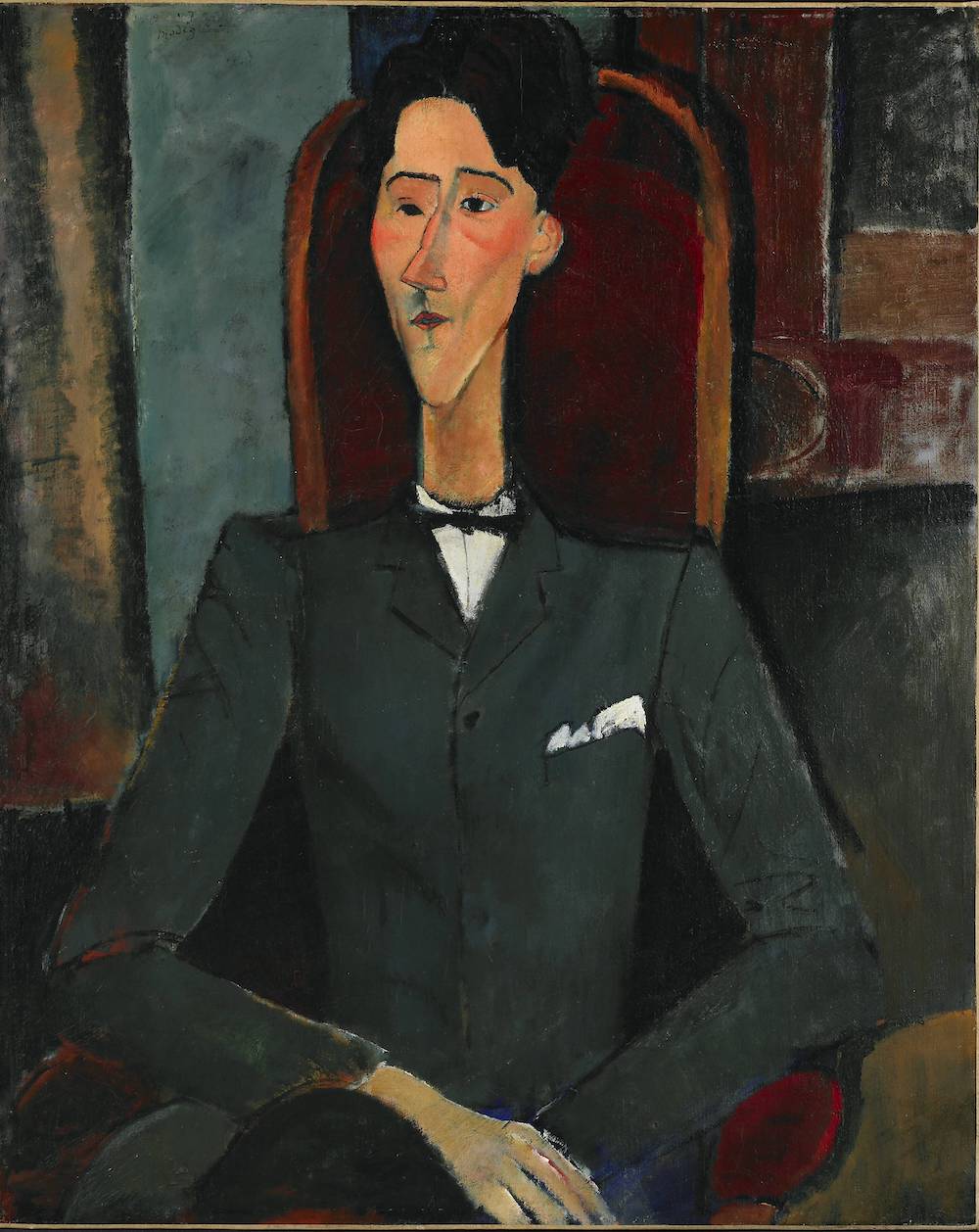 Amedeo Modigliani, Jean Cocteau, 1916, oil on canvas, the Henry and Rose Pearlman Foundation, on loan to the Princeton University Art Museum. Photograph: Bruce M. White