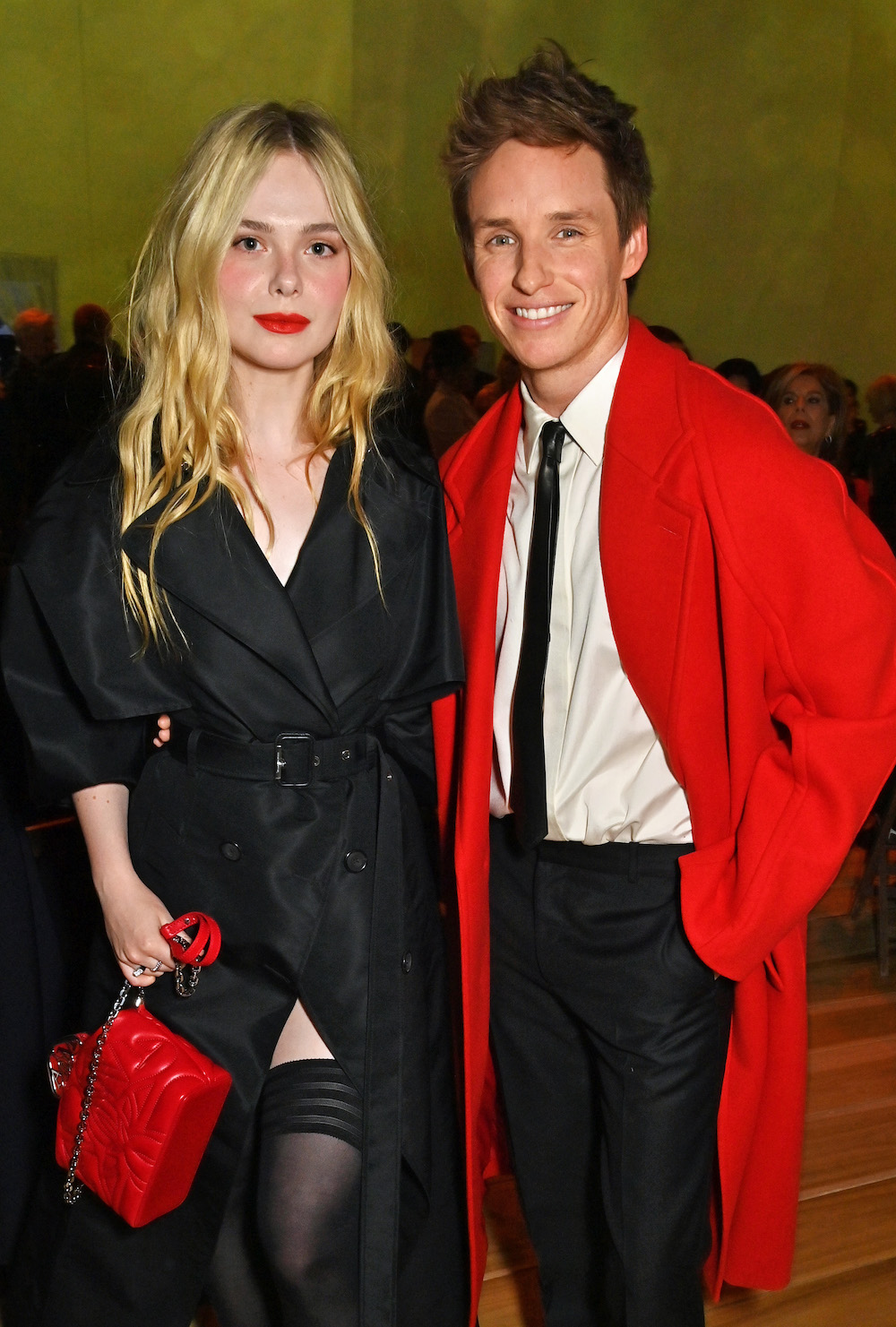 Elle Fanning and Eddie Redmayne