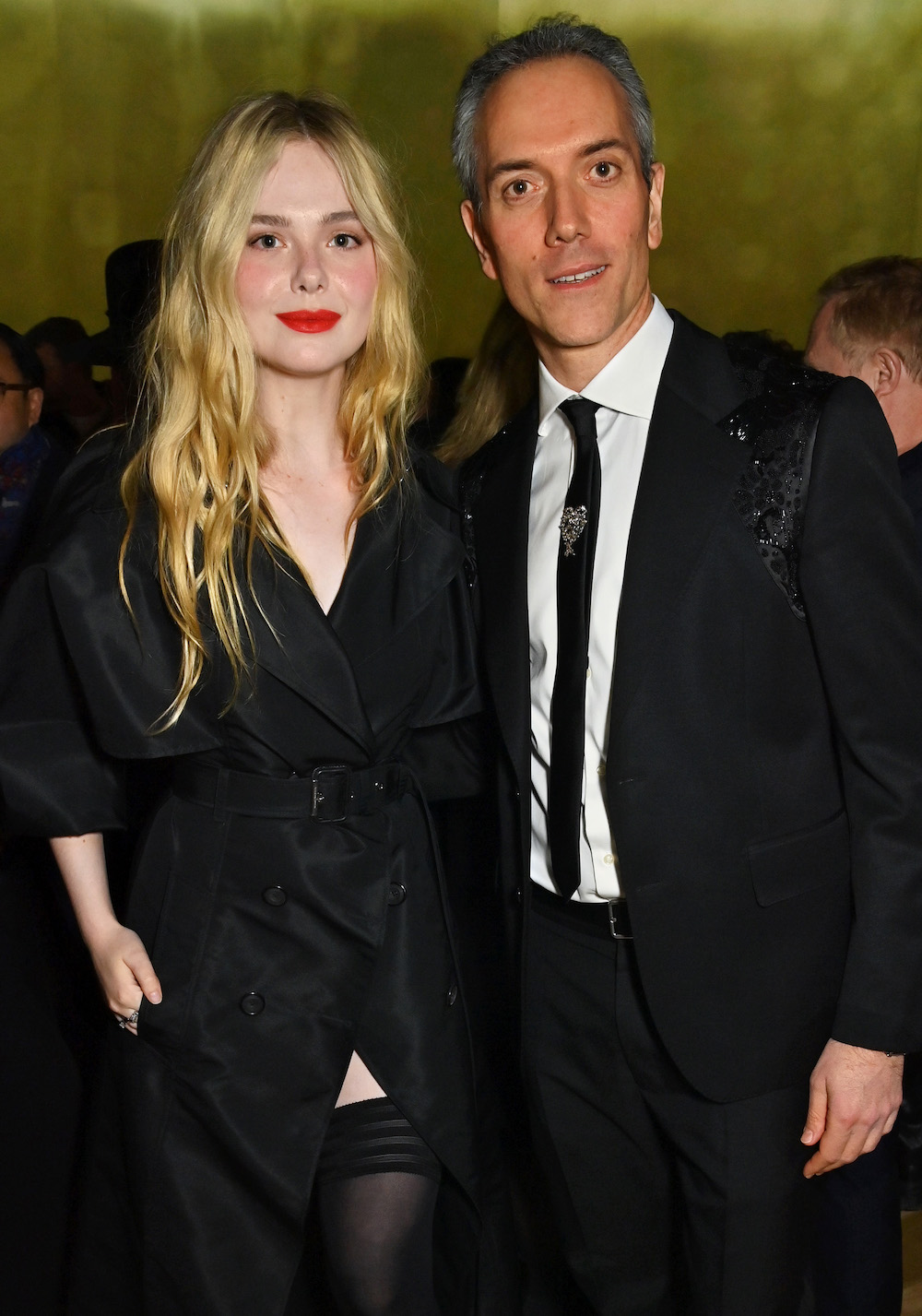 Elle Fanning and Eddie Redmayne