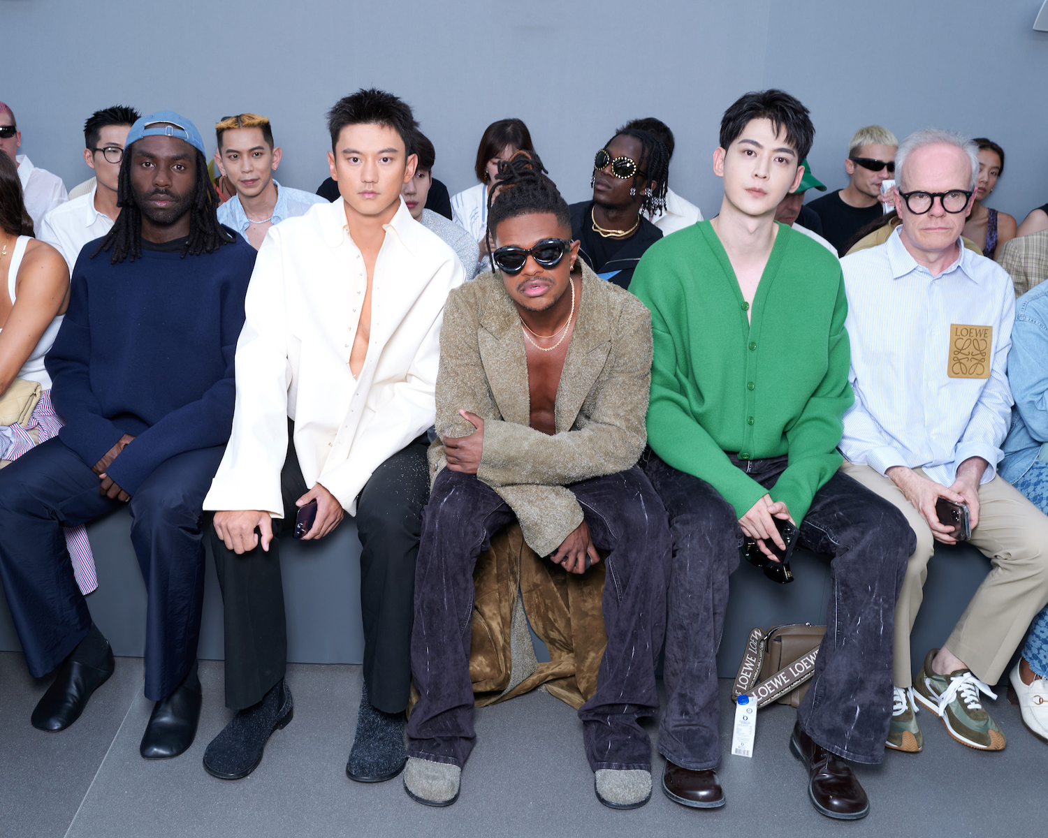 Dev Hynes, Ning Zetao, Jeremy Pope, Tang Xiaotian and Hans Ulrich Obrist