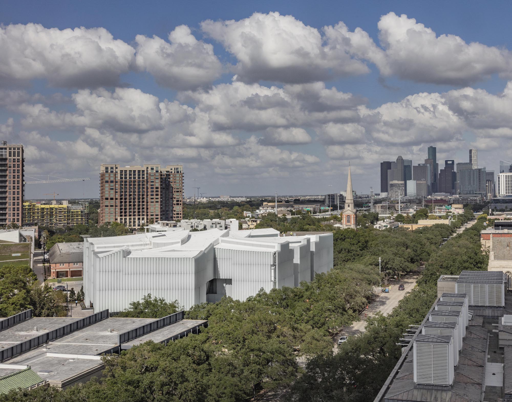 The Nancy and Rich Kinder Building for modern and contemporary art at the Museum of Fine Arts, Houston. Photograph: Richard Barnes.