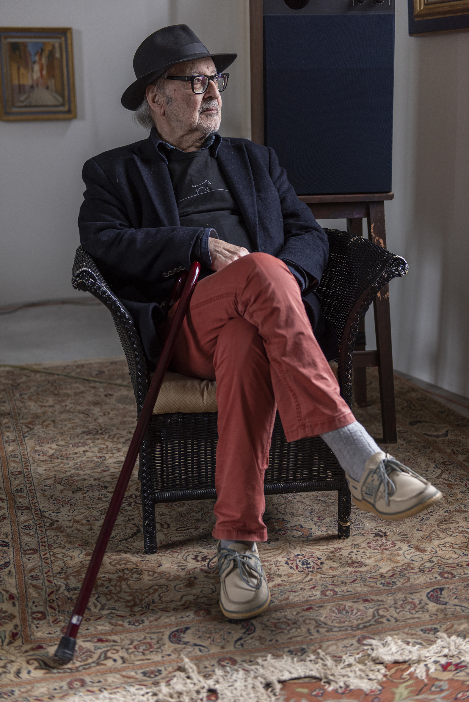 Jean Luc Godard. Photo Niccolo Quaresima.