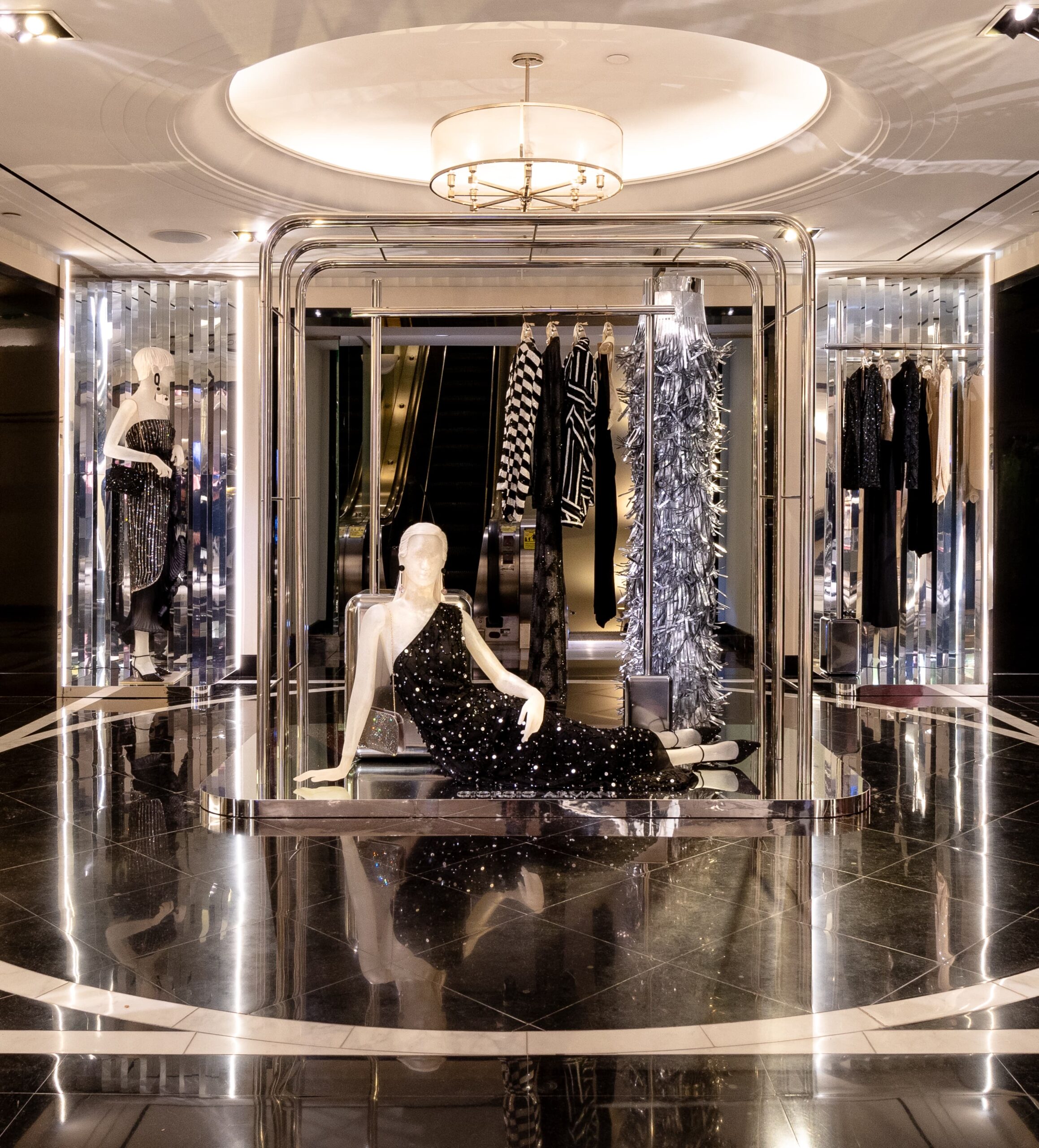 Giorgio Armani Boutique Makes a Grand Reopening at Bergdorf Goodman with Stars Lauren Hutton and Dianna Agron