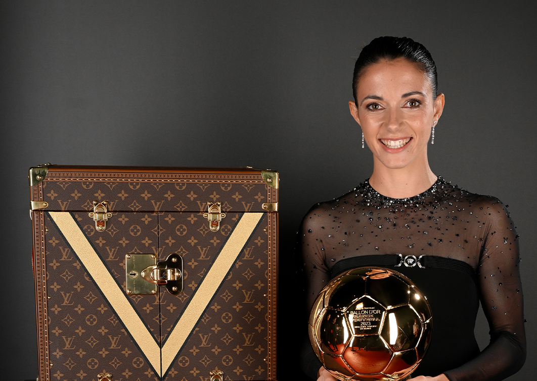 Ballon d’Or® 2023: Aitana Bonmatí Honored in Grandeur with Louis Vuitton Trophy Trunks