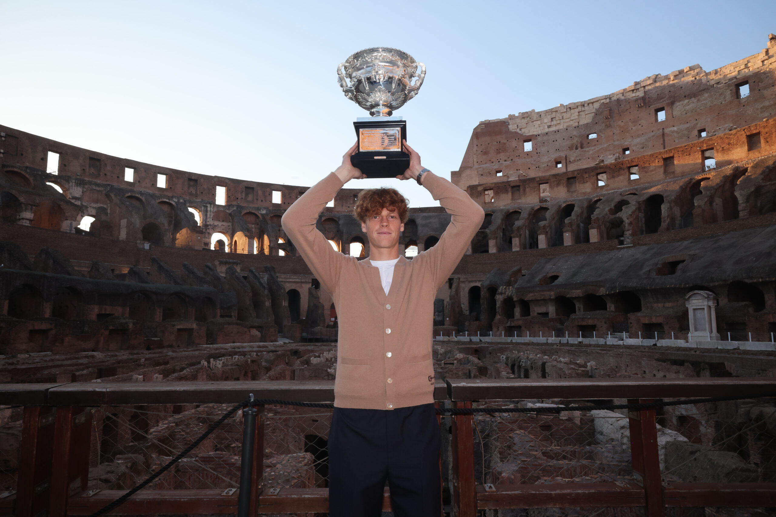 Jannik Sinner in Gucci Elegance at the Colosseum and with Italy’s Prime Minister