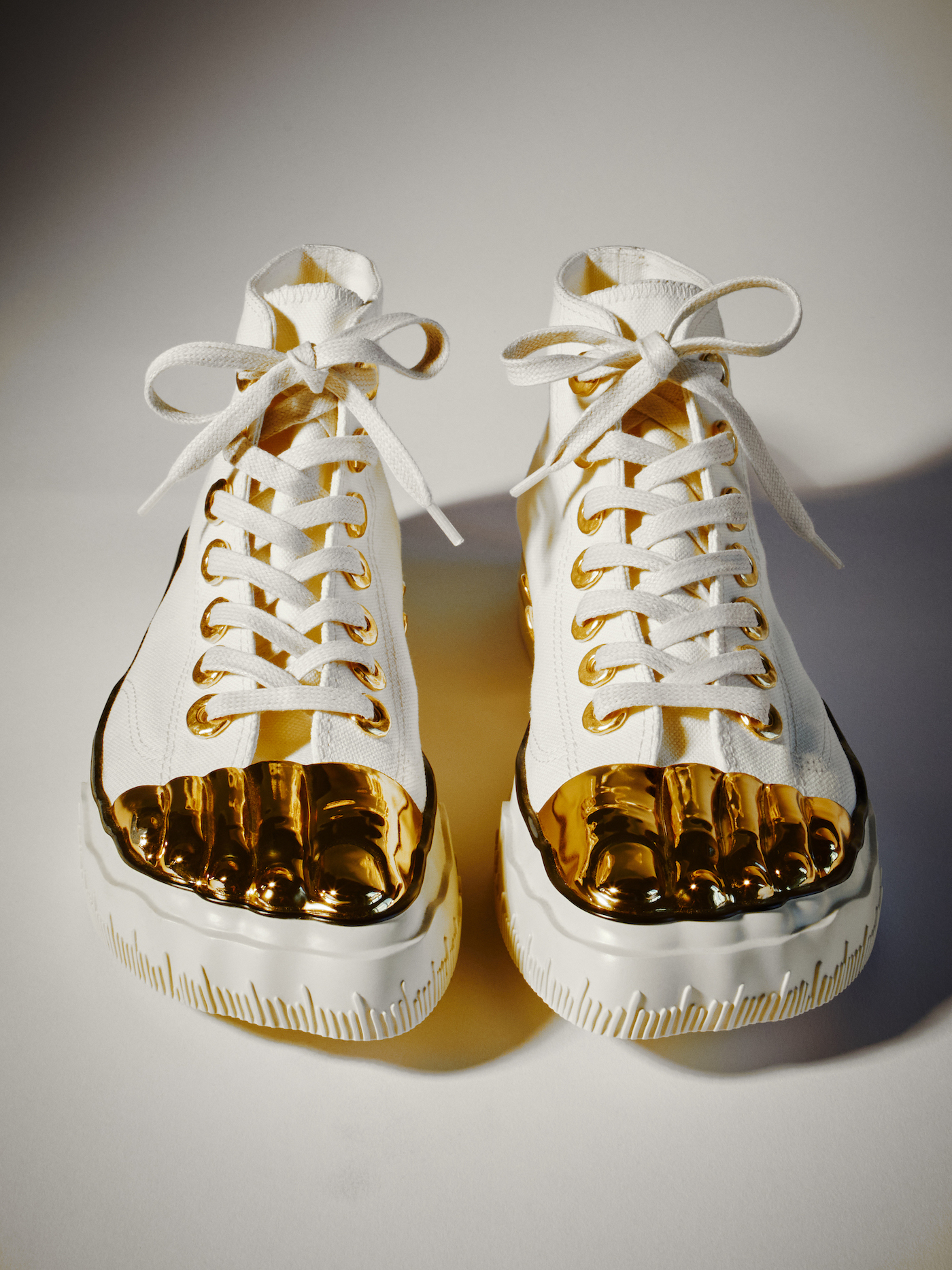 Get an Exclusive Peek at Schiaparelli’s Couture Sneaker, Where High Fashion Meets Street Style