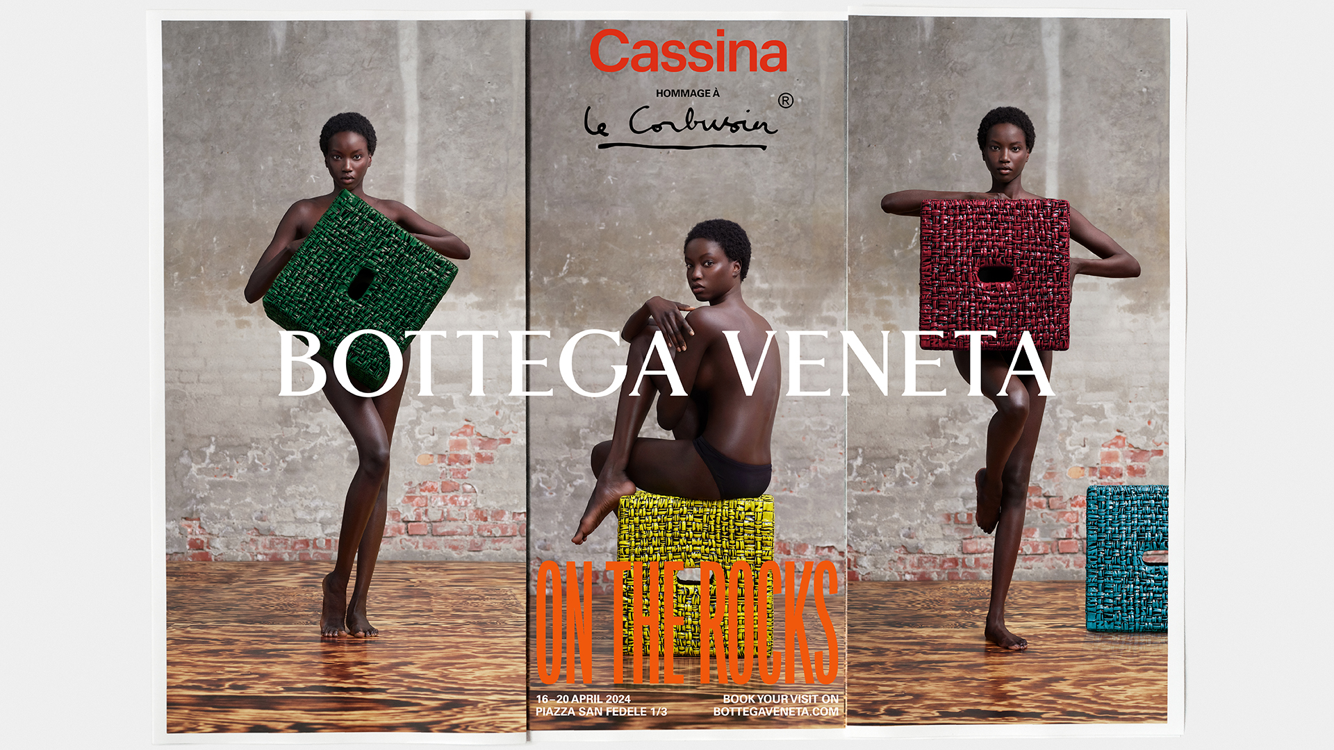 Bottega Veneta Collaborates with Cassina and Fondation Le Corbusier for Milan Design Week Installation “On the Rocks”