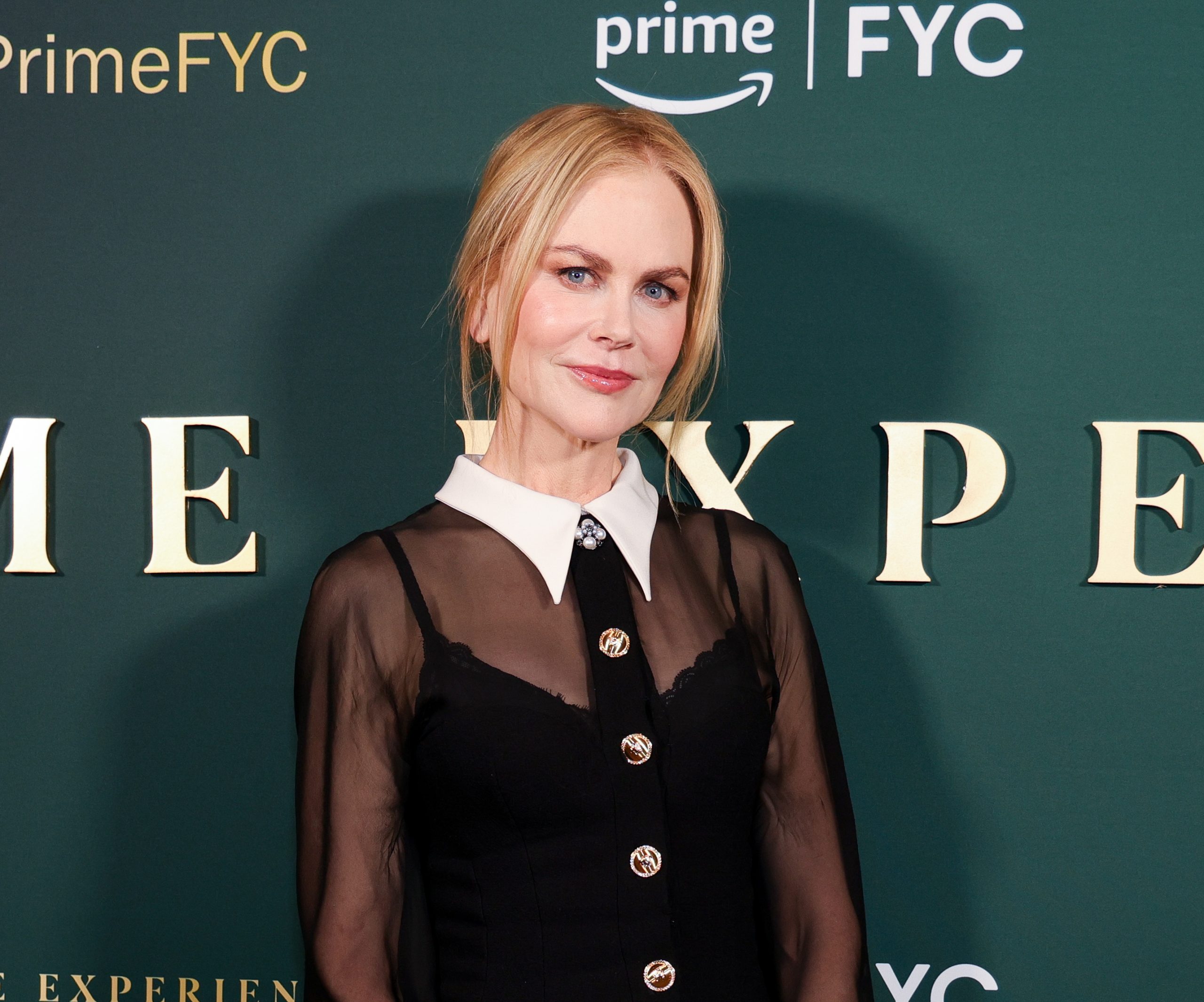 Nicole Kidman’s Classically Chic Versace Look Steals the Show at ‘Expats’ FYC Panel
