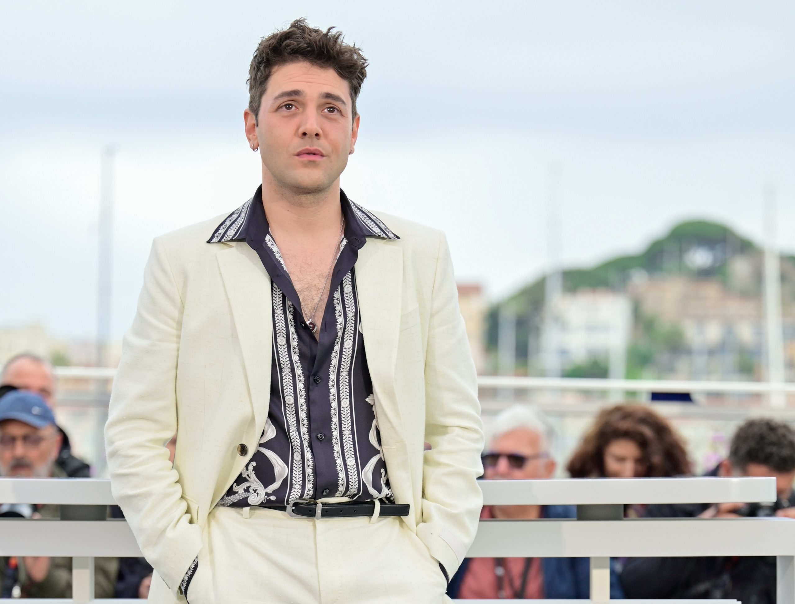 Legendary Filmmaker Xavier Dolan Enchants Cannes in Versace’s “La Vacanza” Collection
