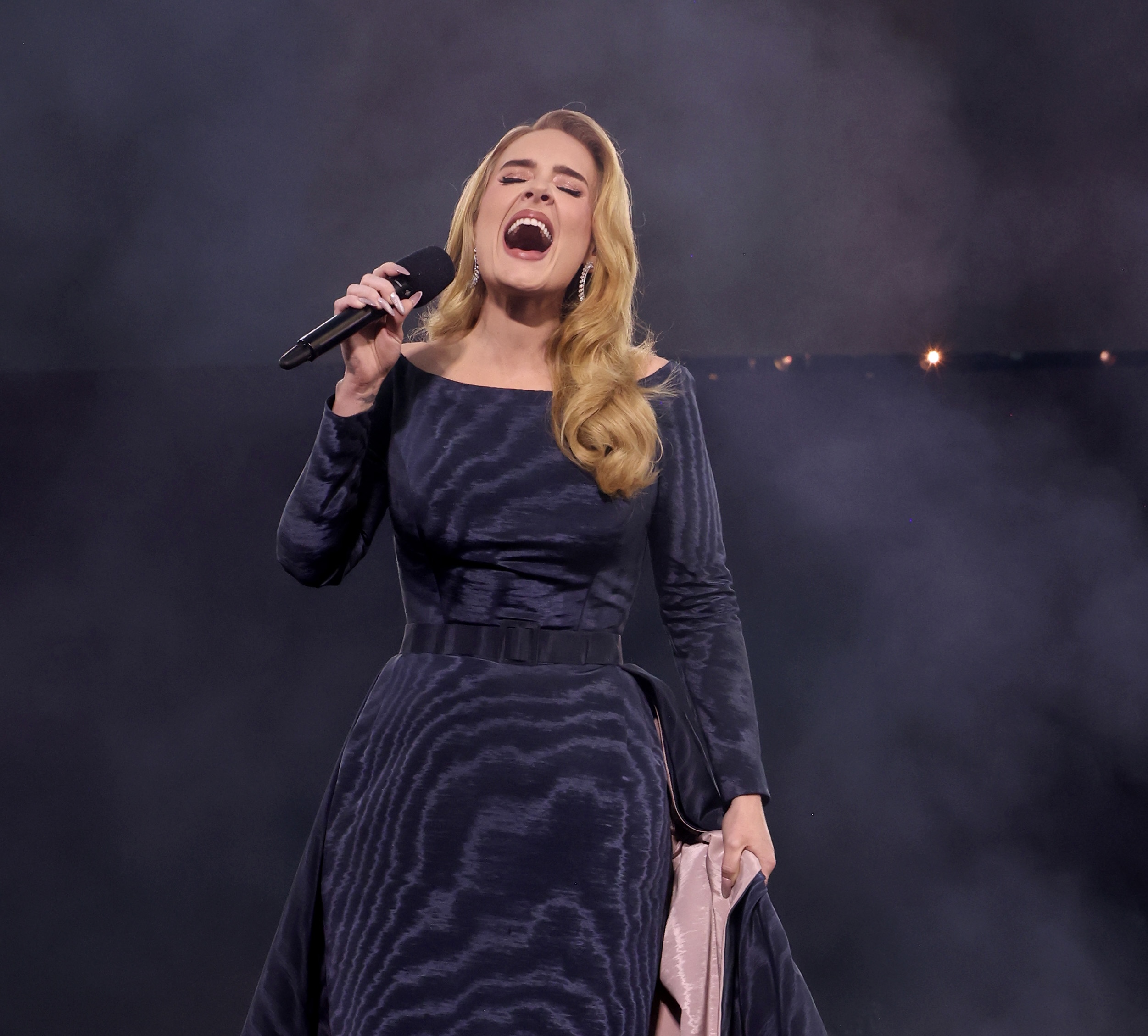 Adele Shines In Dior Couture for Munich Performance