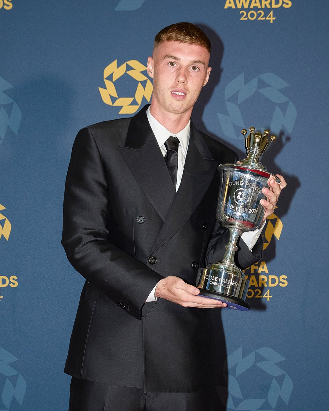 Cole Palmer Dazzles in Classic Burberry at PFA Awards 2024