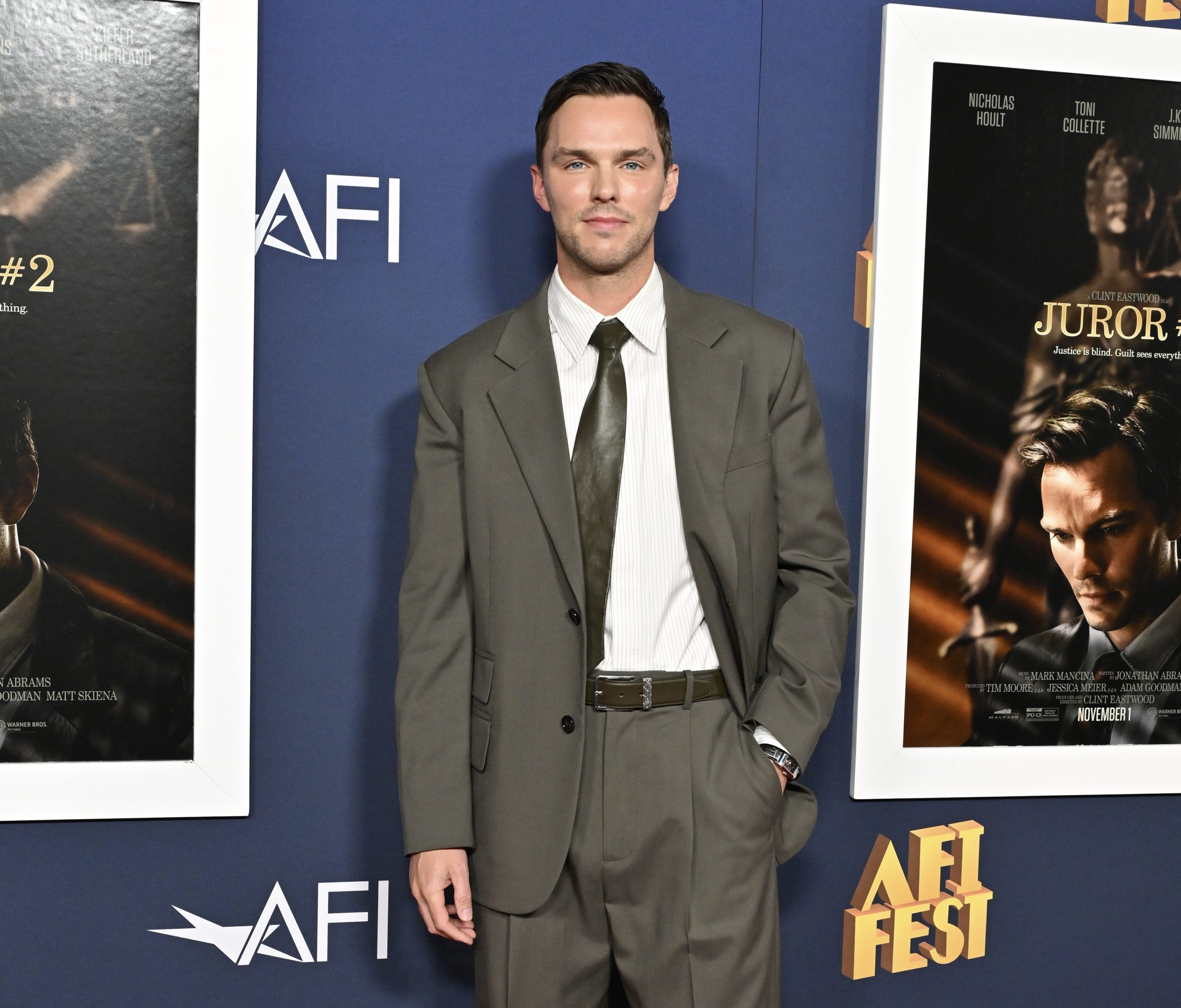 Nicholas Hoult Wears Bottega Veneta, Dior for ‘Juror #2’ and ‘The Order’ at AFI Fest