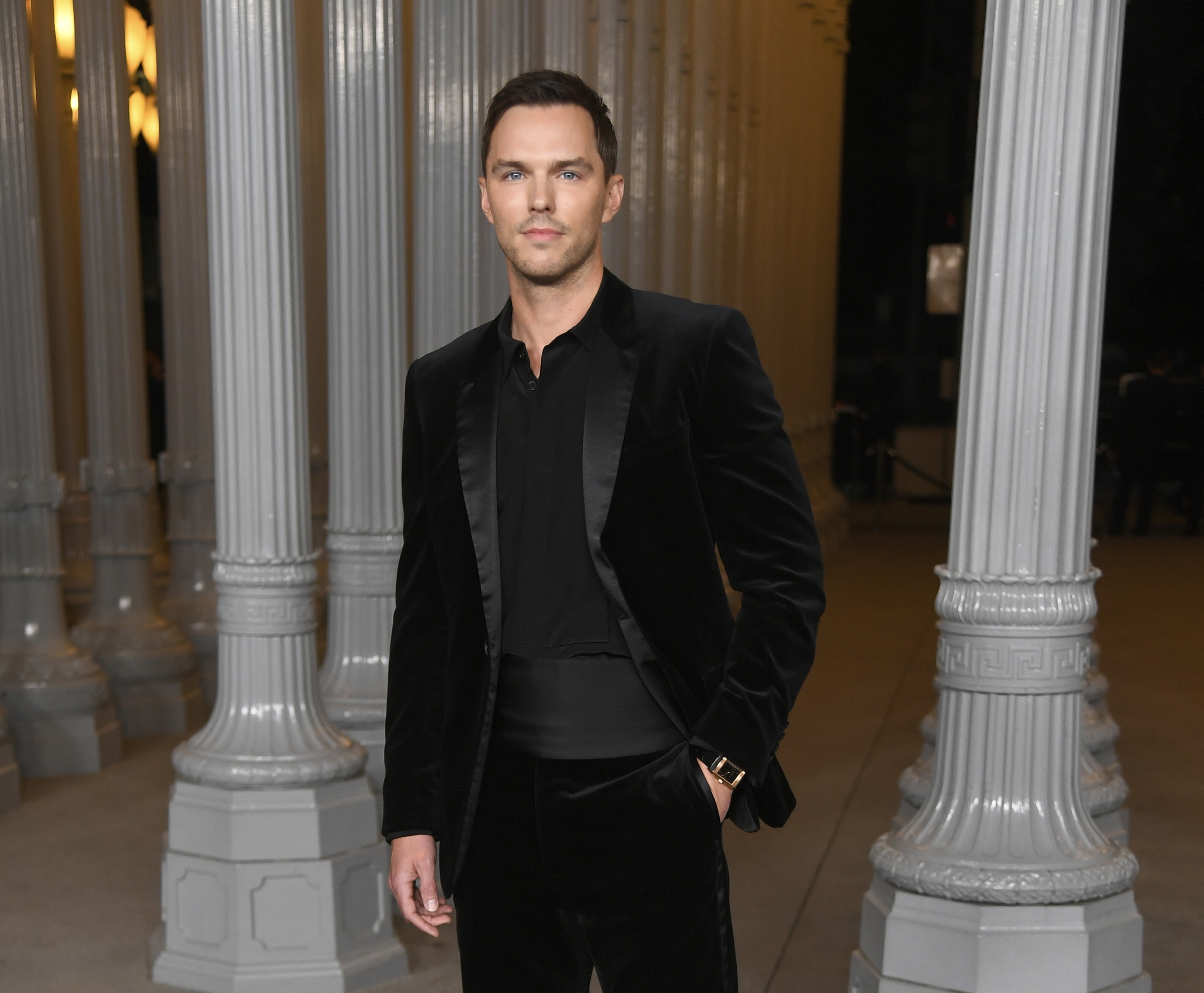 Nicholas Hoult Champions Timeless Elegance in Dior at LACMA Art+Film Gala