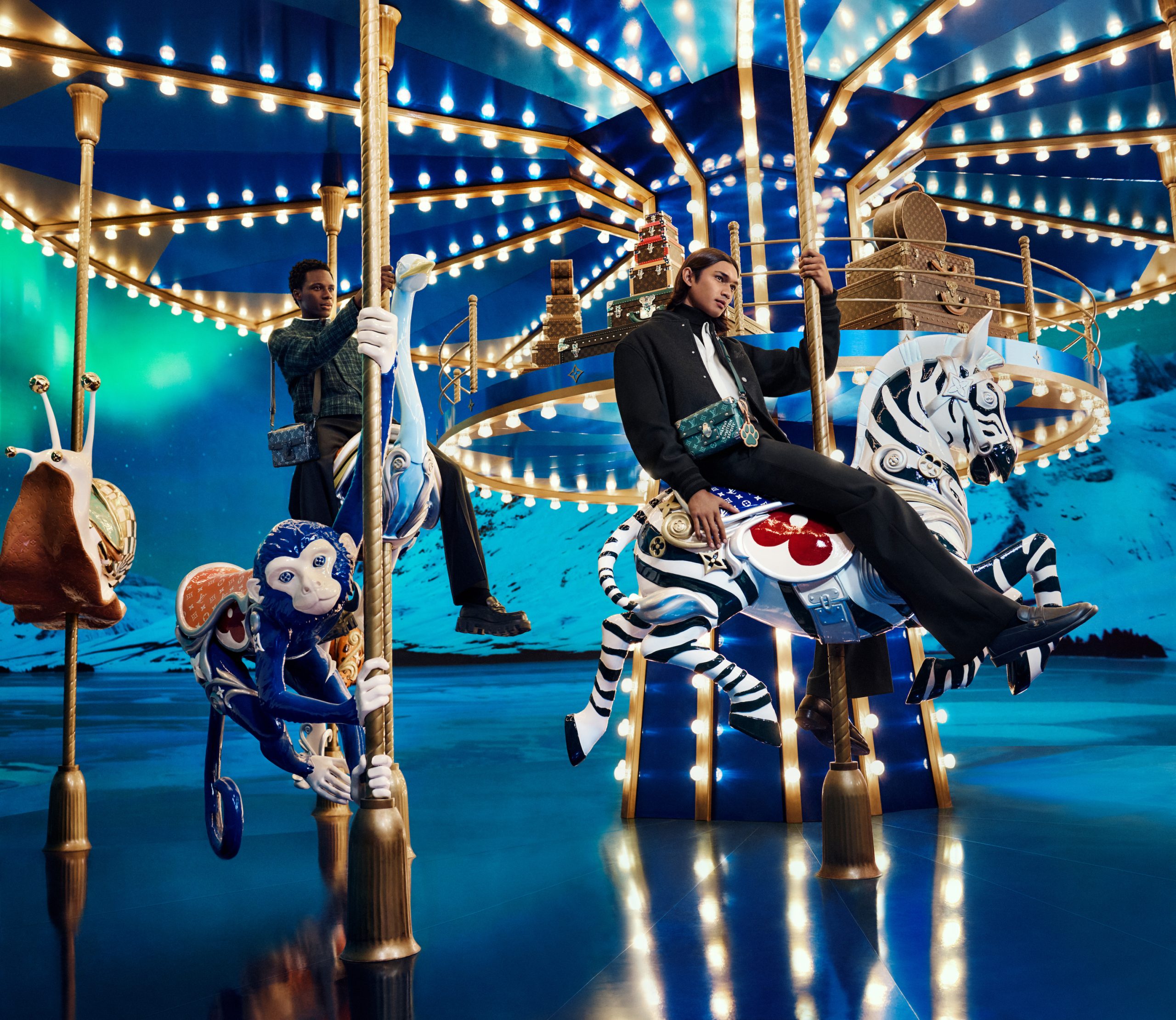 Louis Vuitton Transforms the Holiday Season into a Carousel of Dreams