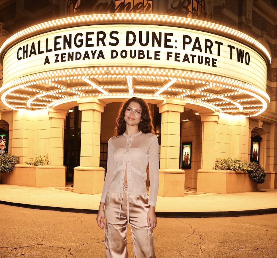 Zendaya wears Tom Ford at the Warner Bros. Studios Double Screening of ‘Challengers’ and ‘Dune: Part Two’