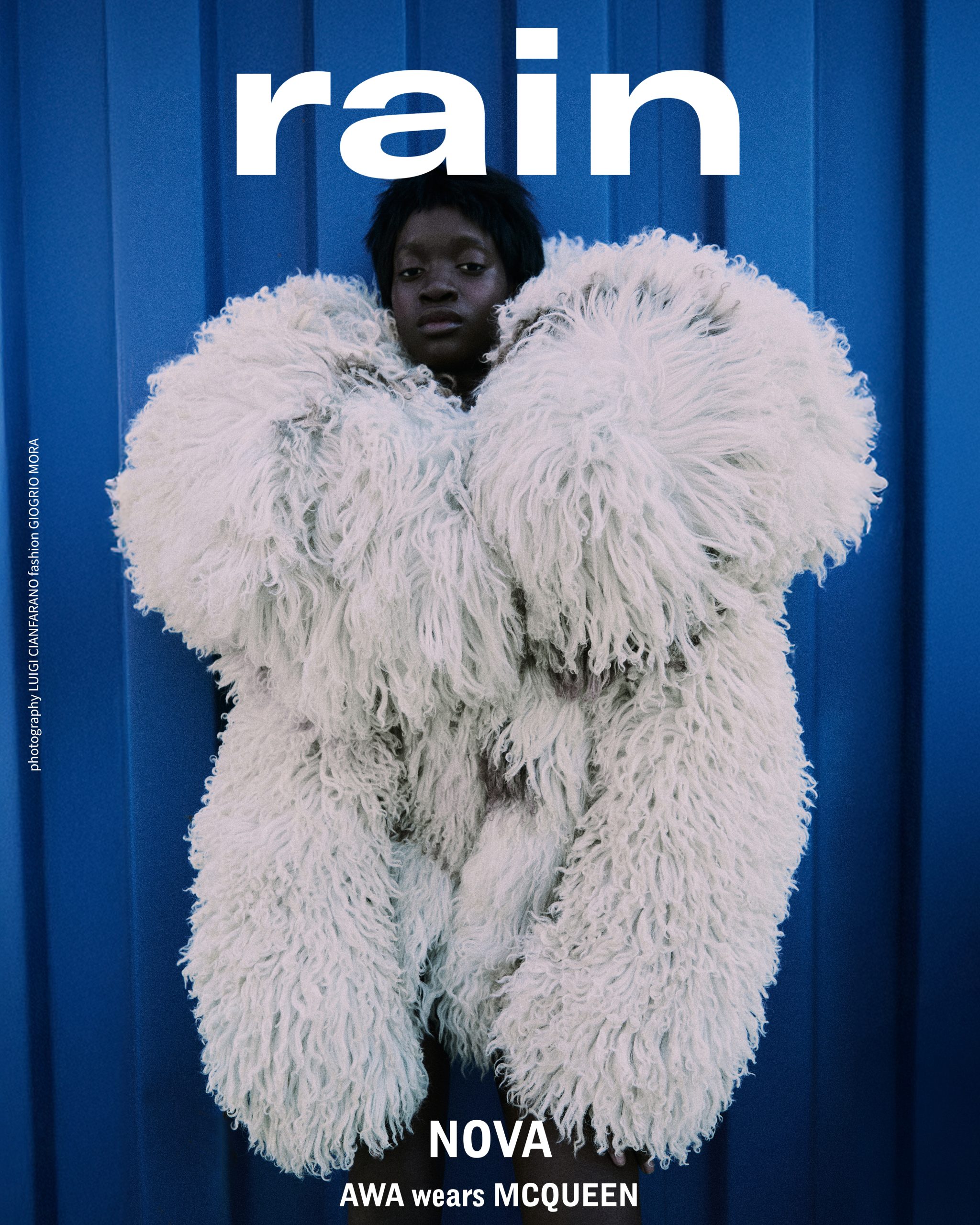 AWA wears McQueen for Rain Magazine - February Cover