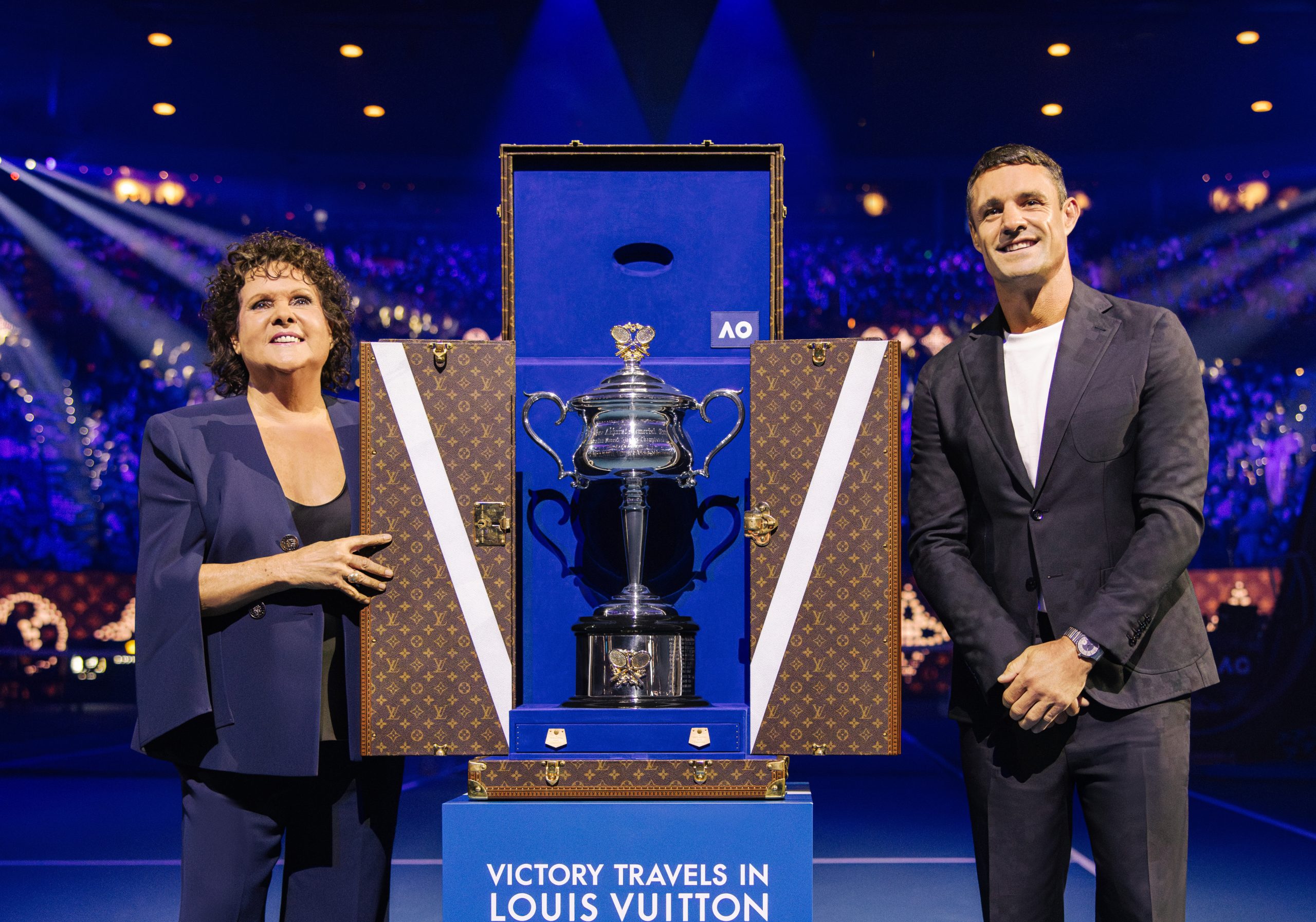 Dan Carter Presents Louis Vuitton 2025 Australian Open Women’s Trophy