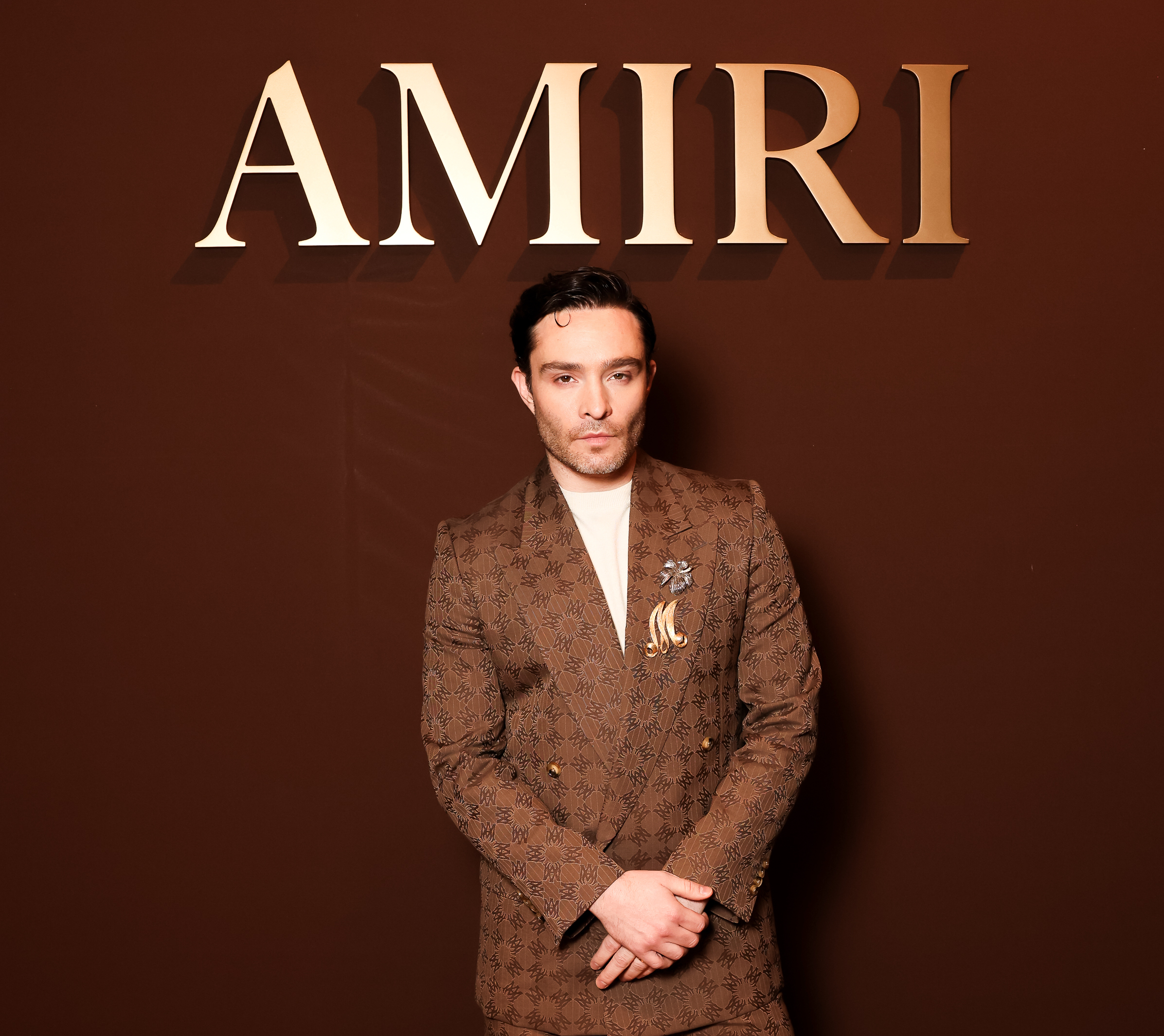 Ed Westwick AMIRI FW25 Paris Fashion Week