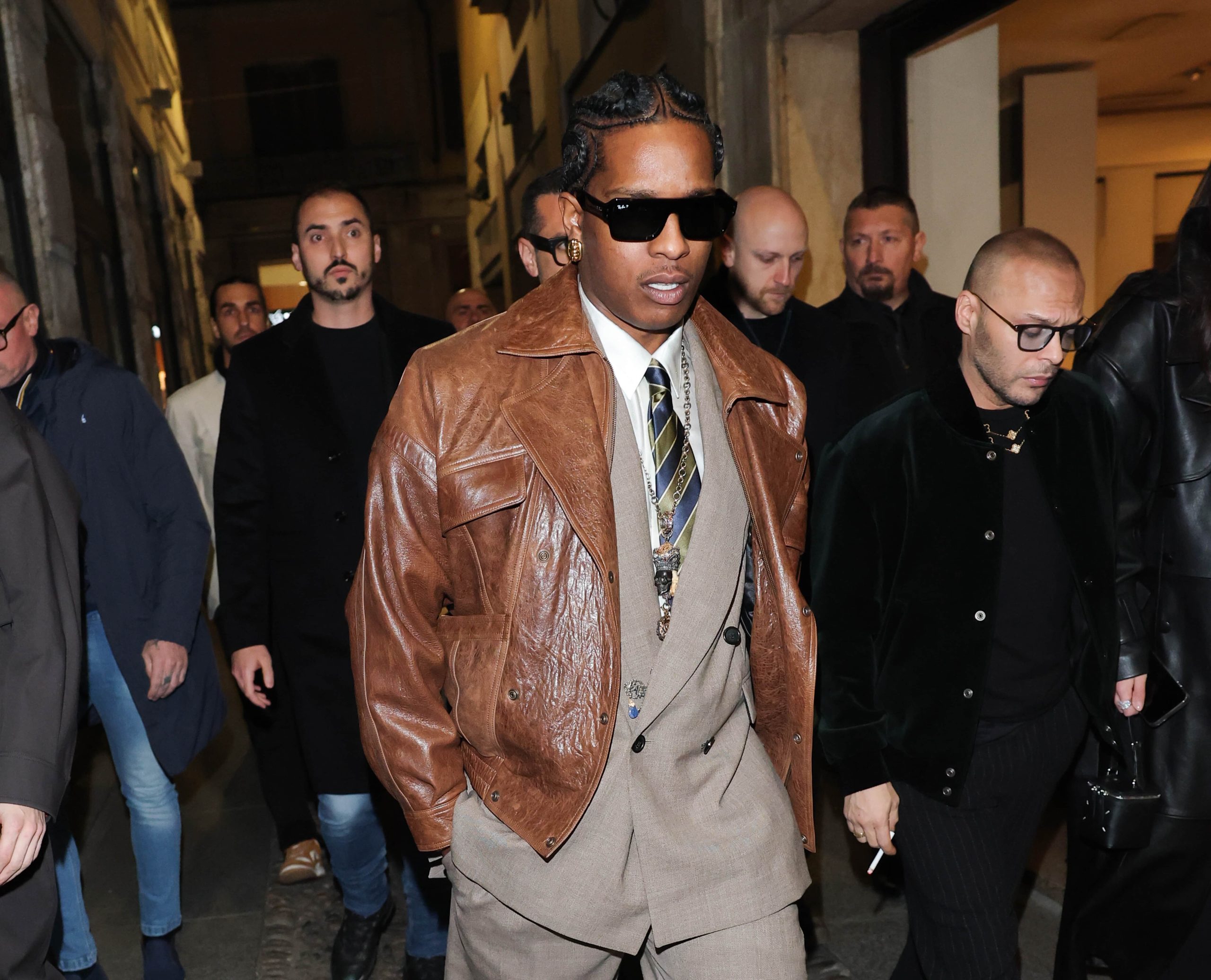 A$AP Rocky Celebrates Ray-Ban Creative Directorship in Milan