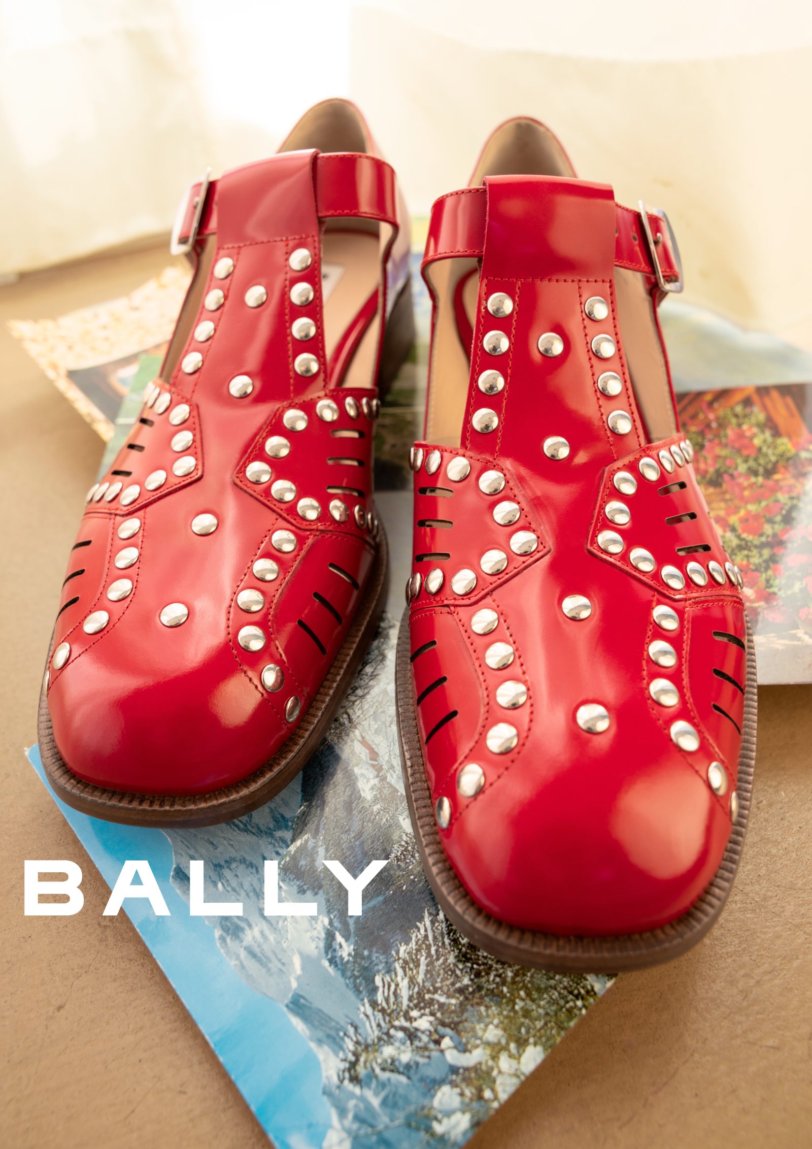 Bally SS25 Palm Springs Campaign Mary Janes 