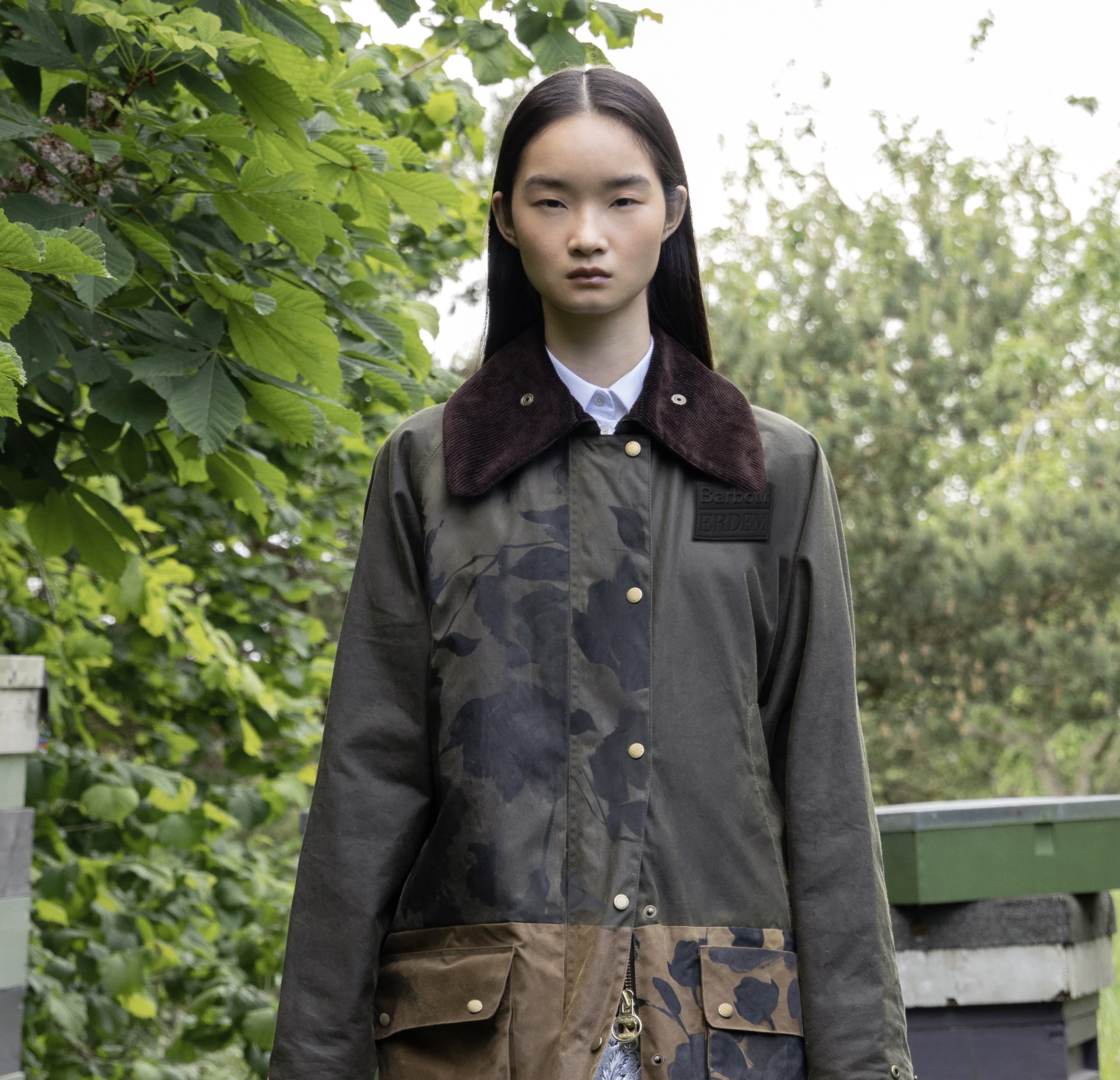 Barbour X Erdem Beauflower Wax Jacket