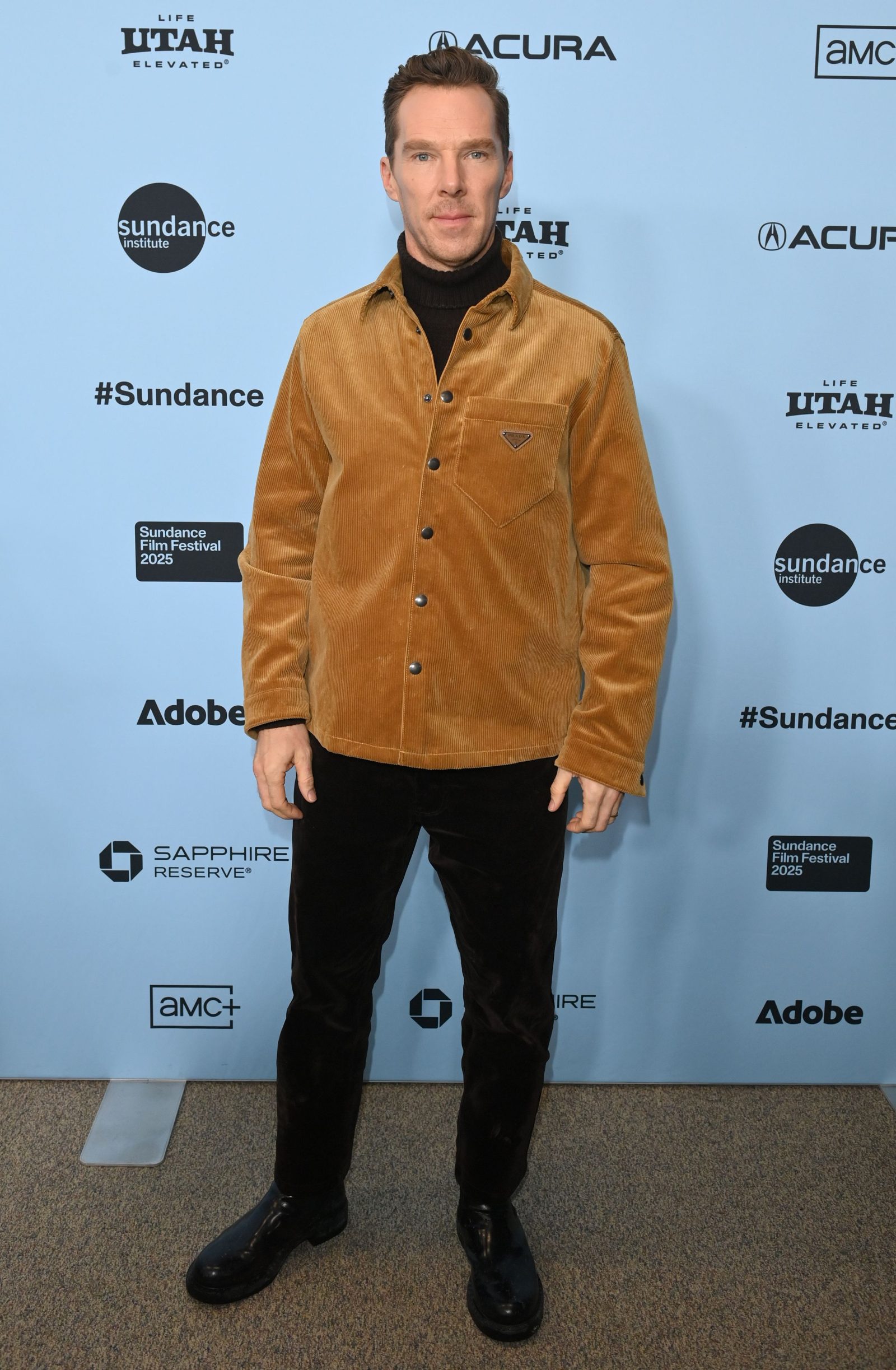 Benedict Cumberbatch wore Prada to the Variety Sundance Cover Party during the Sundance Film Festival on January 25th, 2025 in Park City, Utah (Photo by George Pimentel/Shutterstock for Sundance Film Festival)