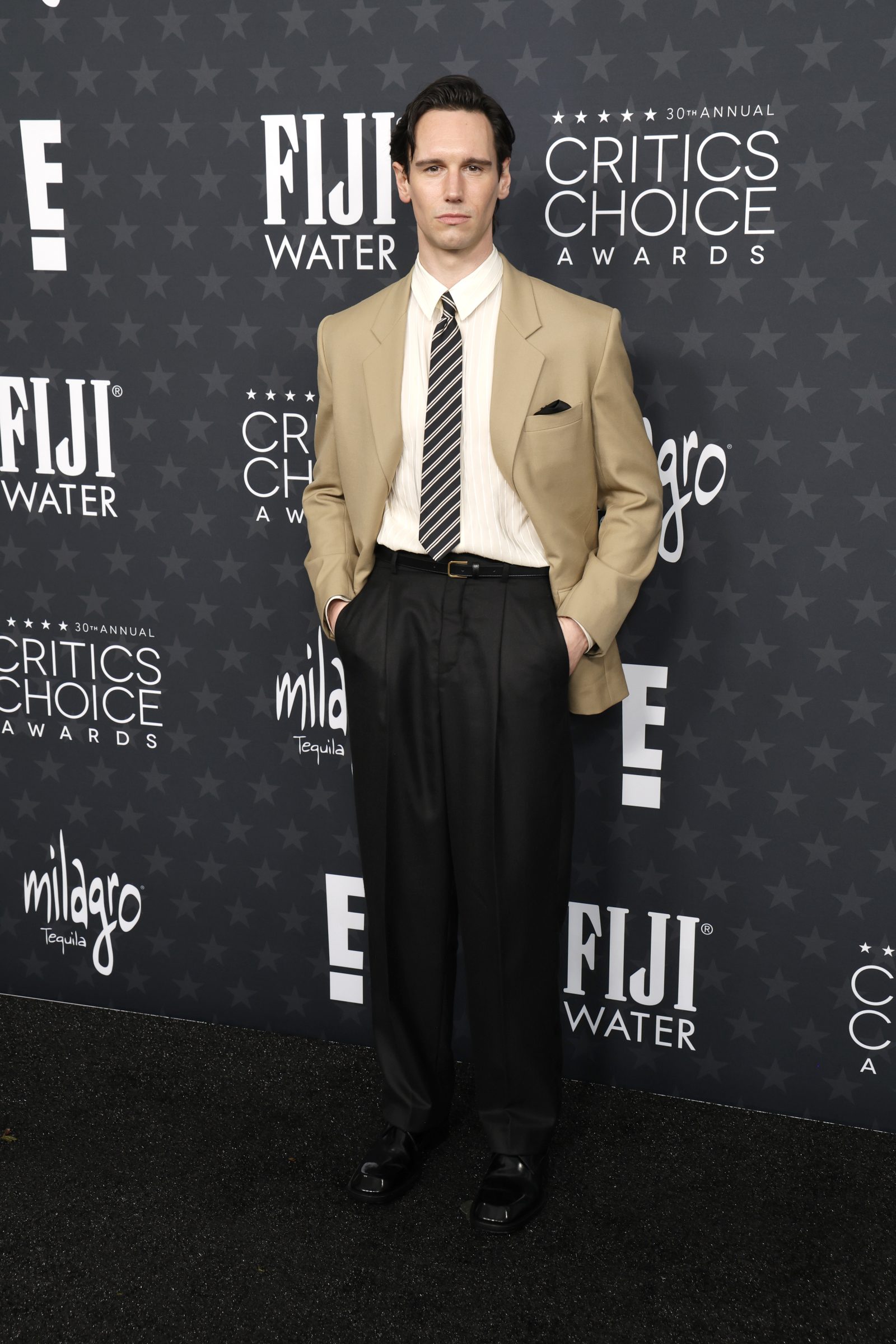 Cory Michael Smith attends the 30th Annual Critics Choice Awards at Barker Hangar on February 07, 2025 in Santa Monica, California.  (Photo by Frazer Harrison/Getty Images)